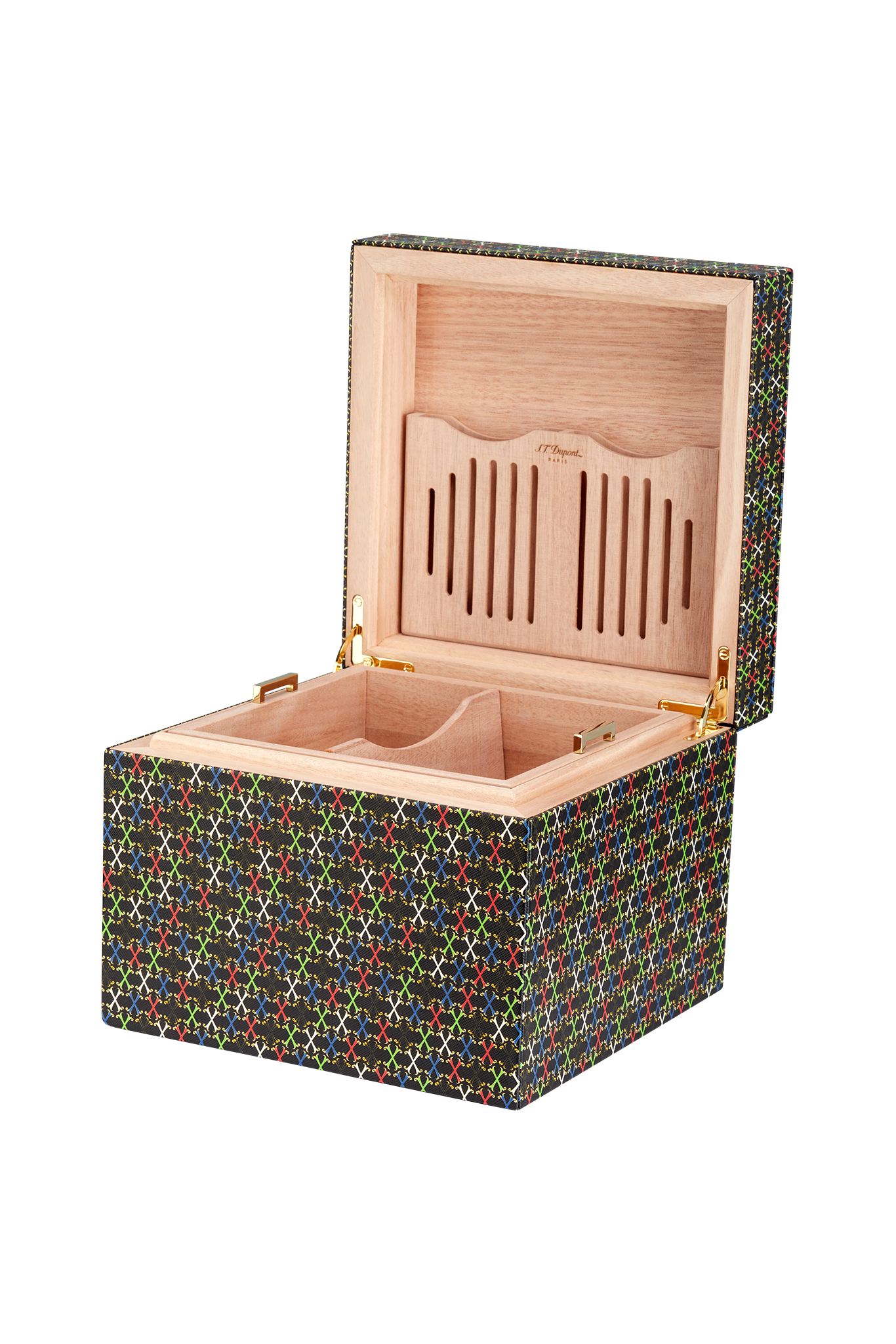 STDupont Humidor 001360 - X Fuente Cigar Humidor 60 Cigars | CSC Cigars