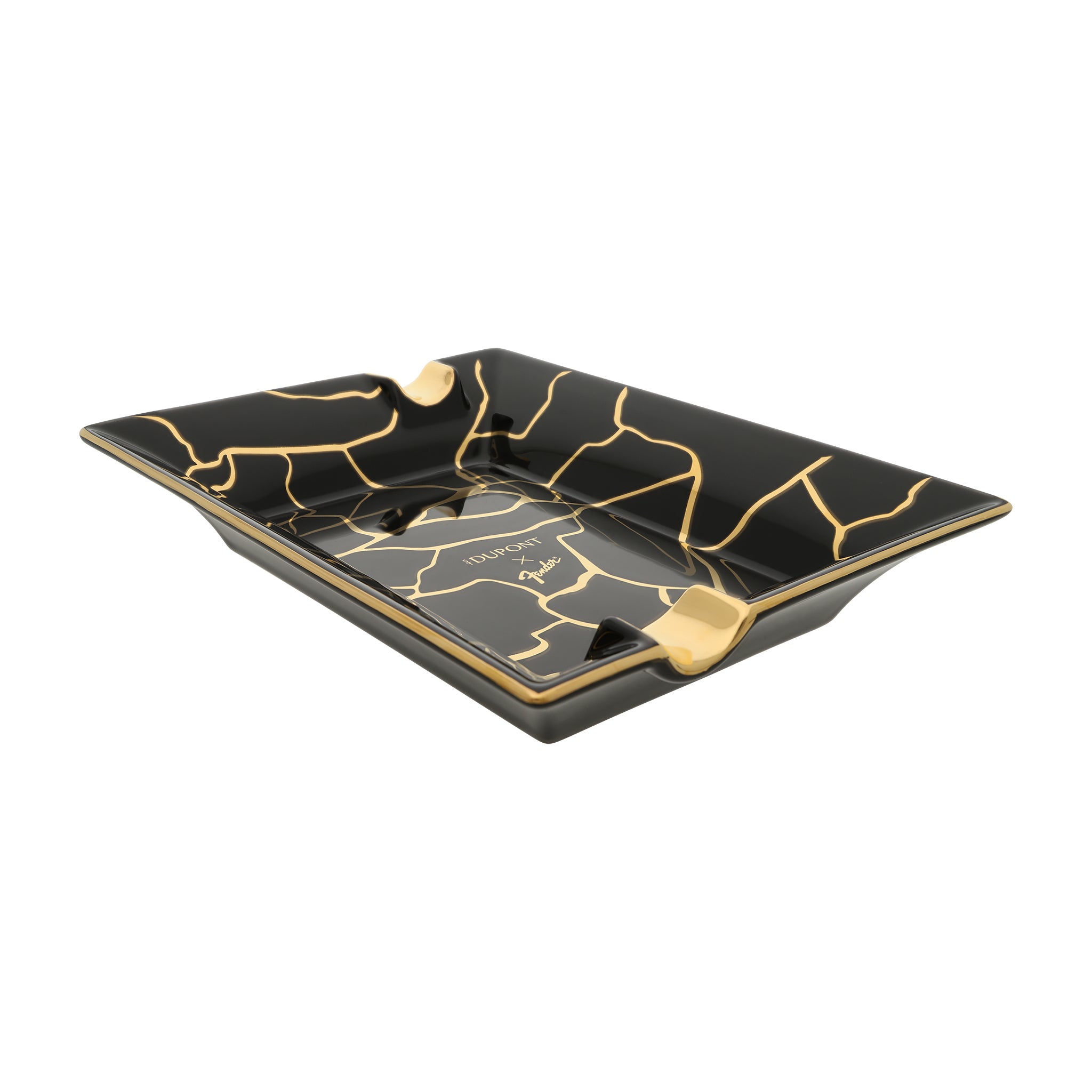 ST Dupont Ashtray 006425 Fender Porcelain Black | CSC Cigars