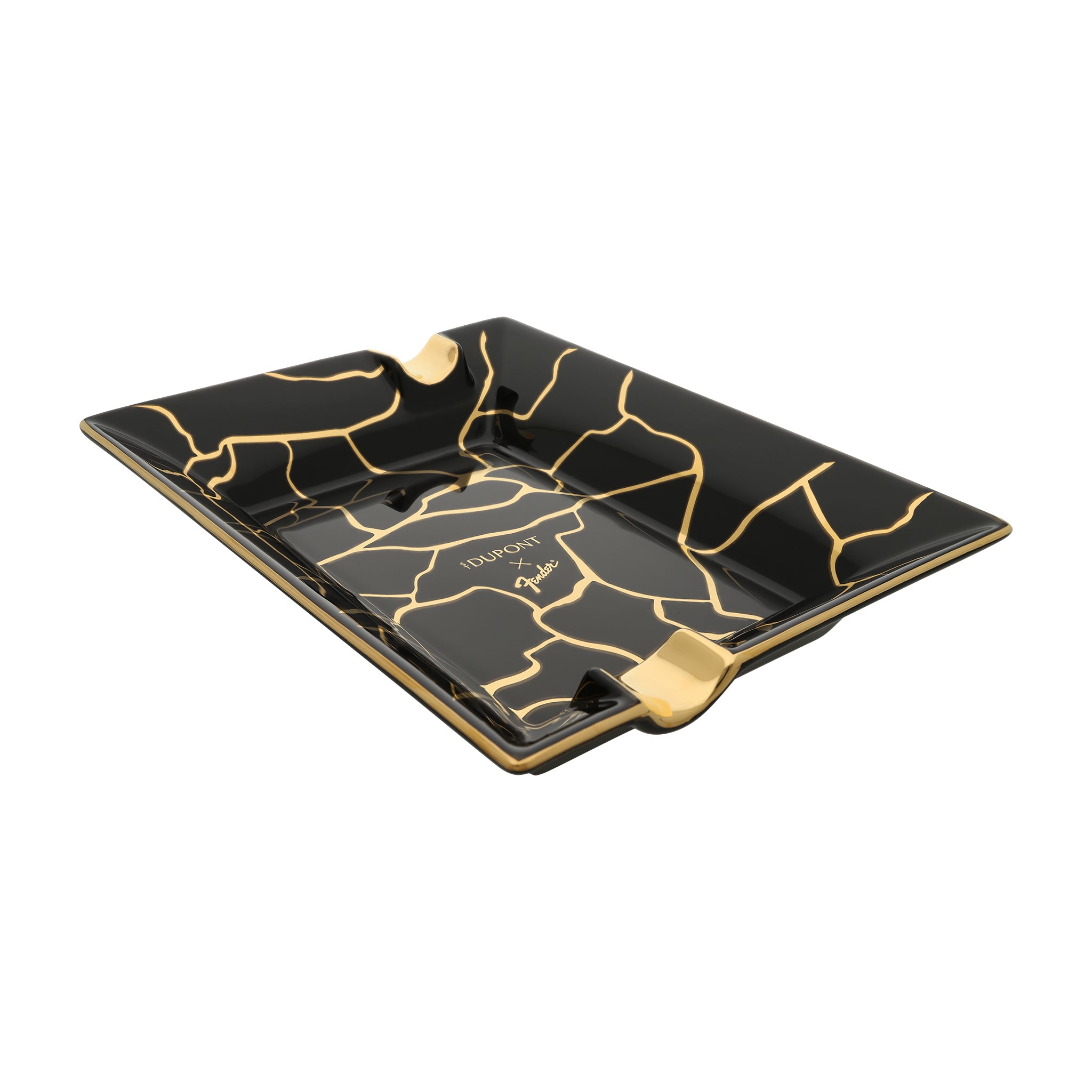 ST Dupont Ashtray 006425 Fender Porcelain Black | CSC Cigars