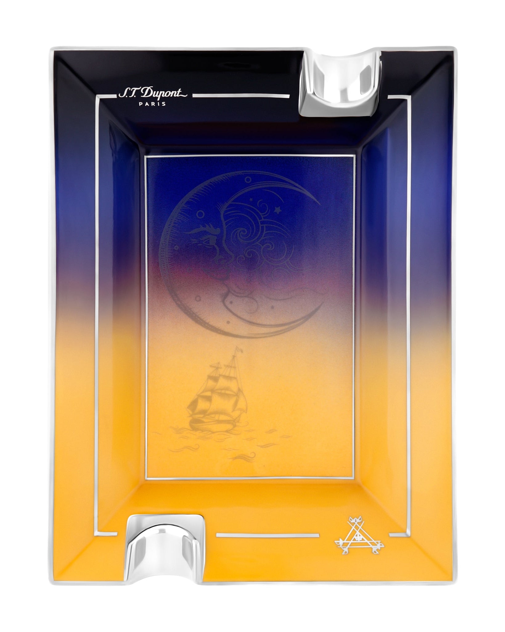 STDupont Ashtray 006435 - Montecristo La Nuit Porcelain | CSC Cigars