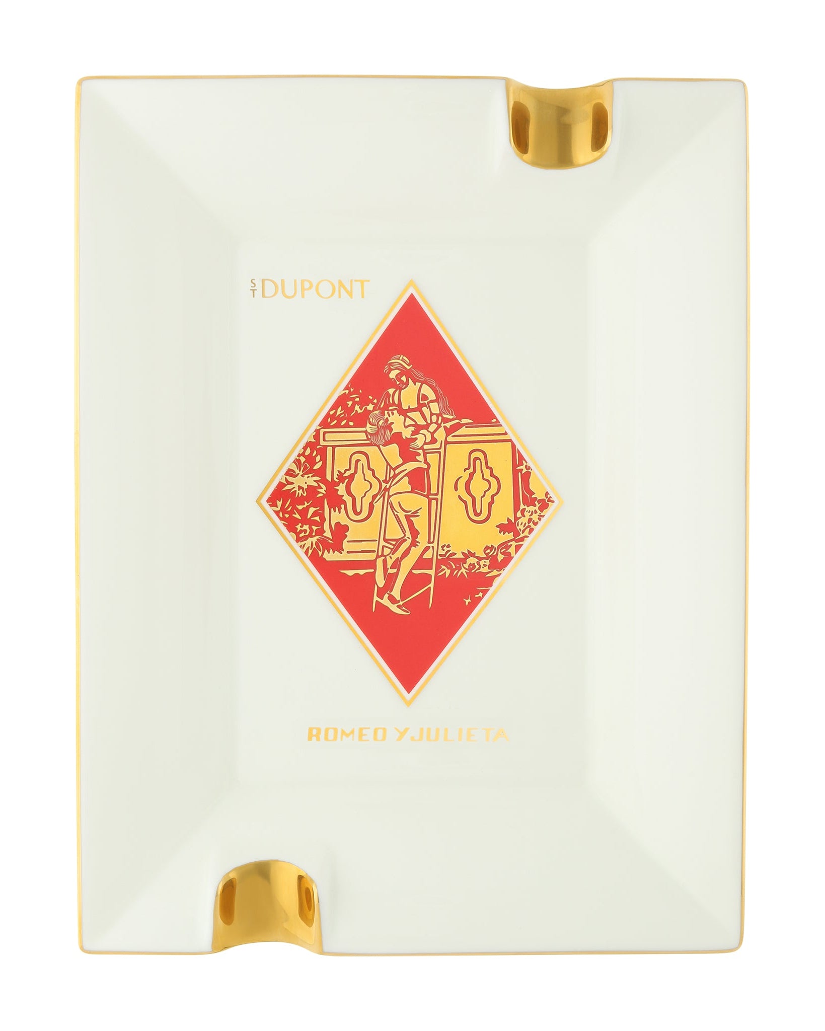 ST Dupont Ashtray 006450 Romeo y Julieta Porcelain White | CSC Cigars