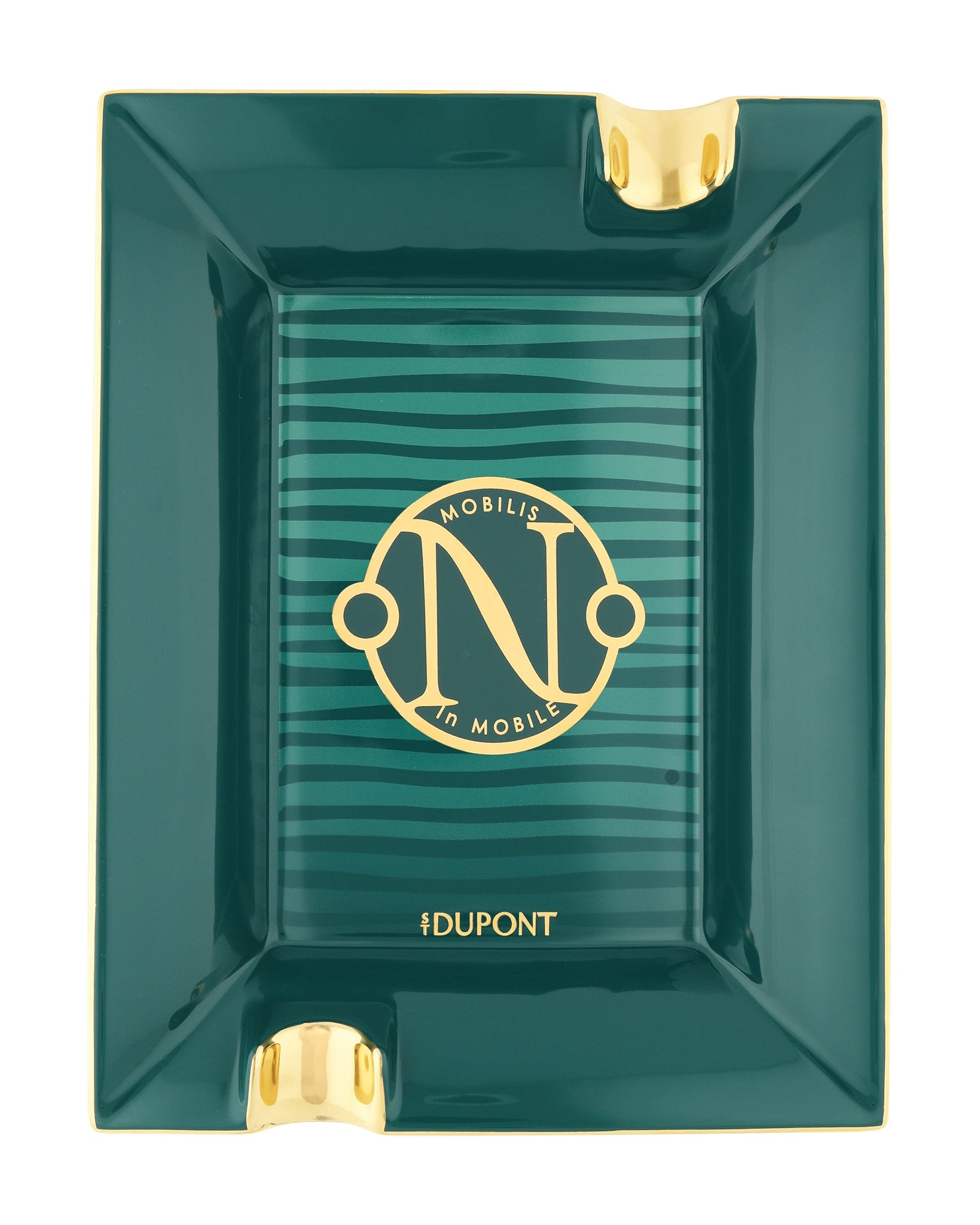 ST Dupont Ashtray 006452 20,000 Miles Porcelain Green Pacific | CSC Cigars