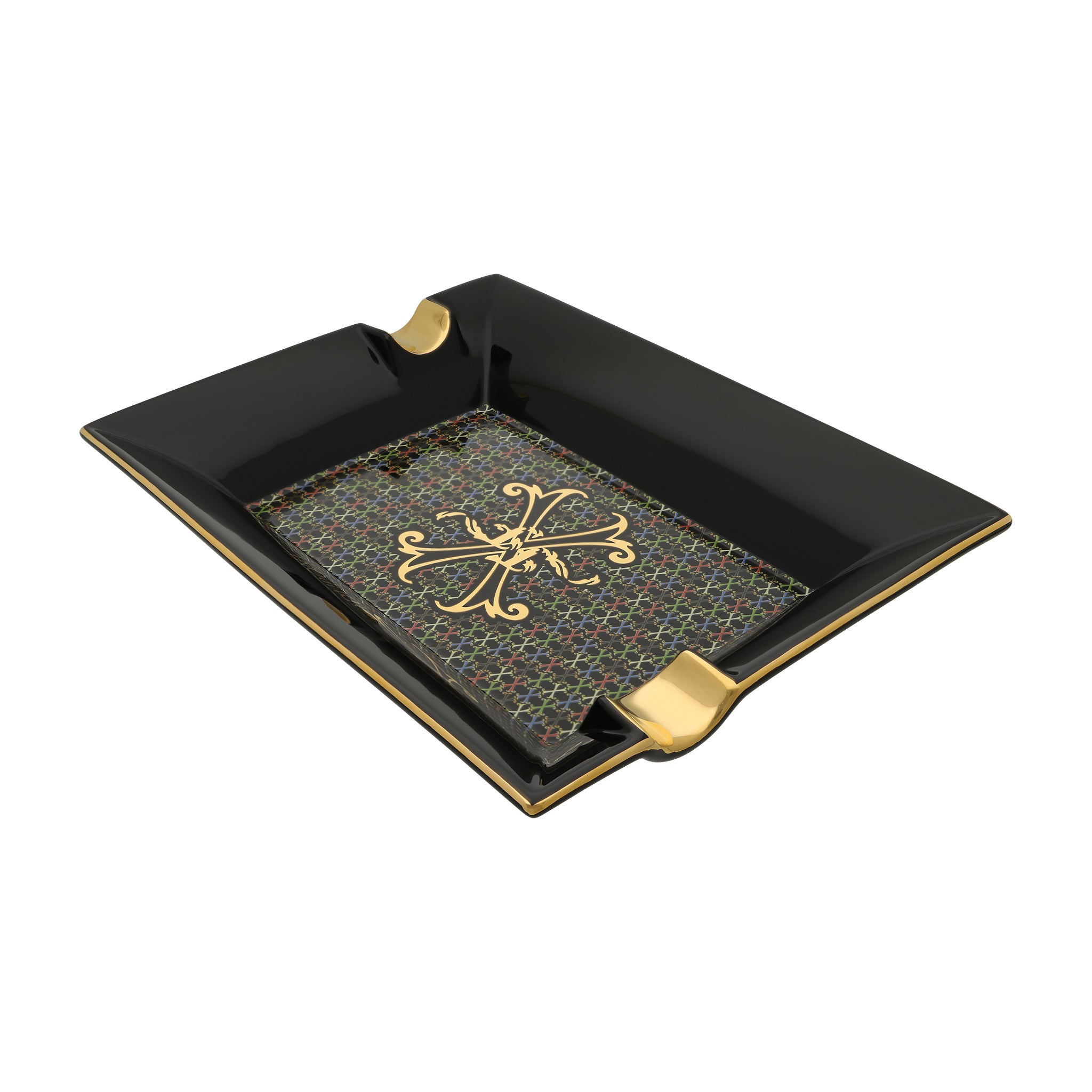 ST Dupont Ashtray 006460 - X Arturo Fuente Porcelain Black | CSC Cigars