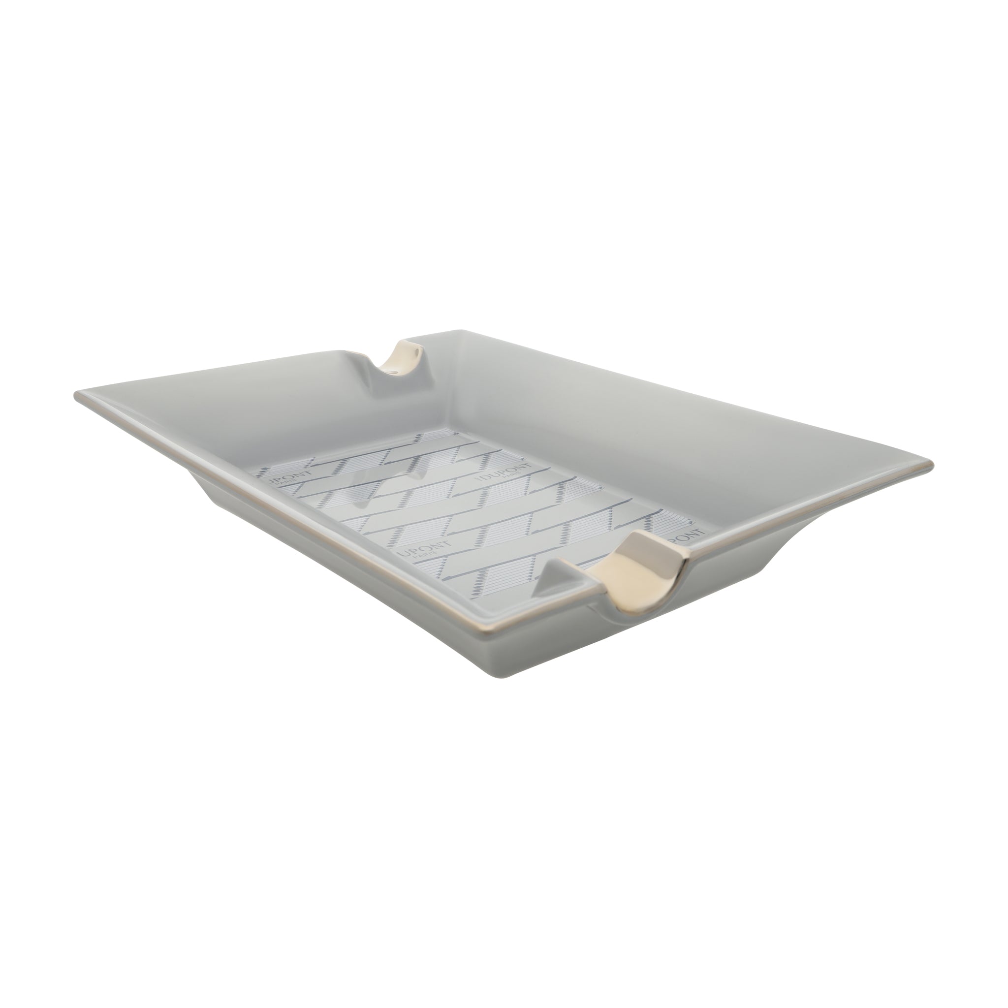 ST Dupont Ashtray 006480 - Monogram 1872 Gray Porcelain | CSC Cigars
