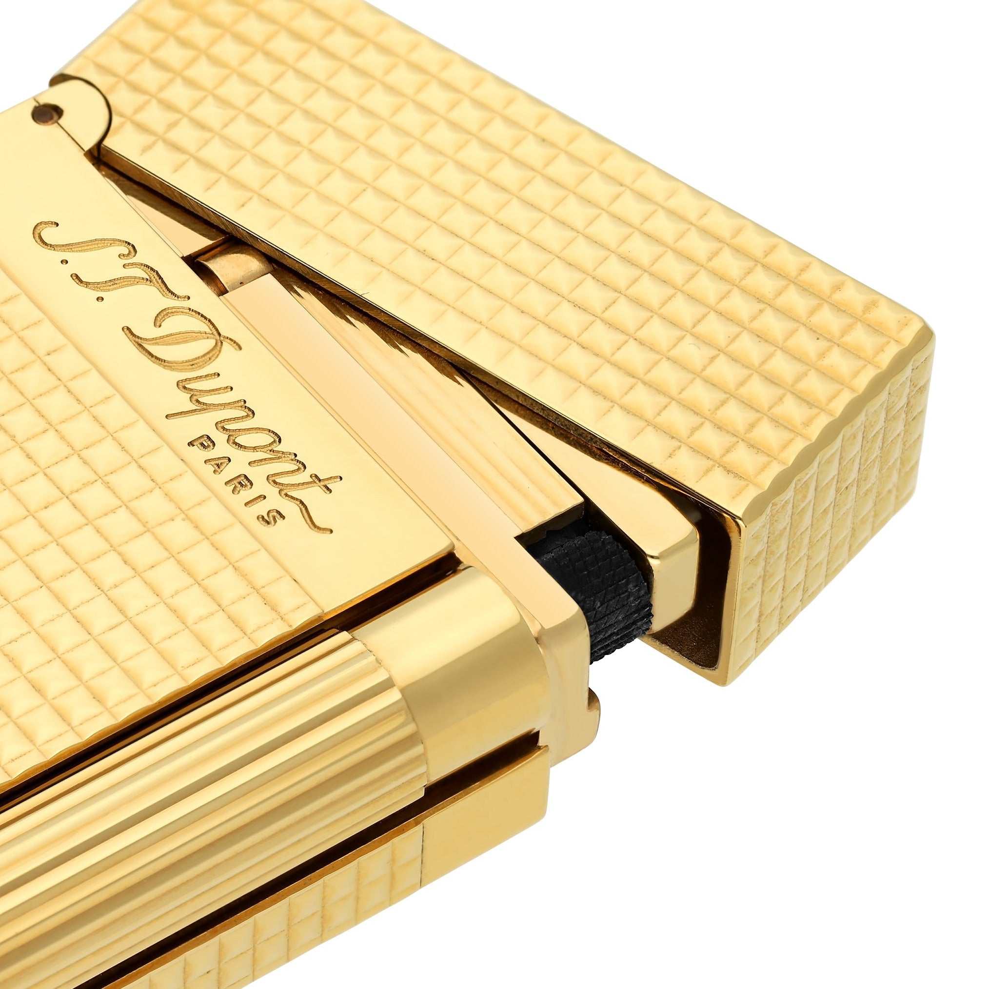ST Dupont LIGNE 2 016284 - Luxury Lighter Diamond Head Gold | CSC Cigars