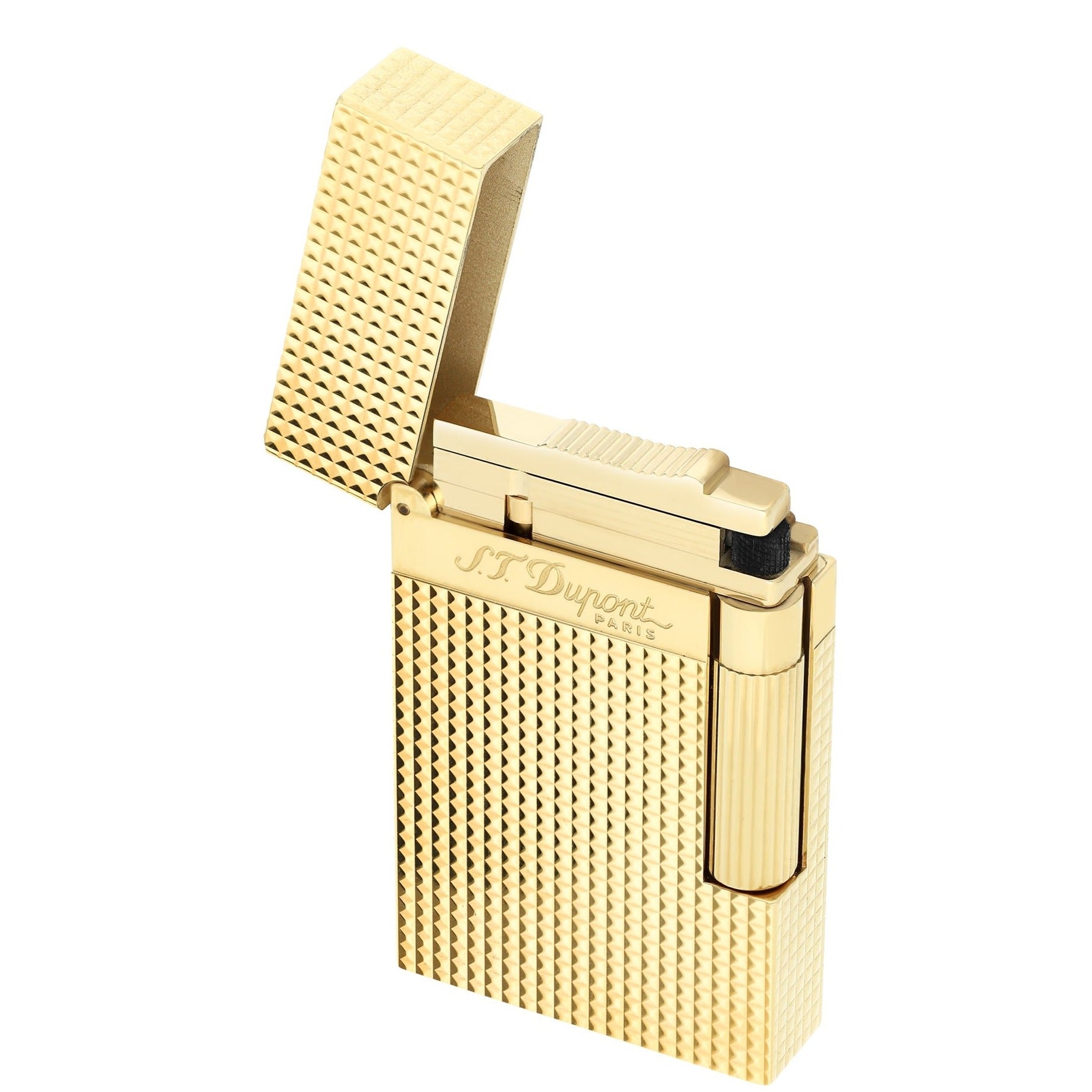 ST Dupont LIGNE 2 016284 - Luxury Lighter Diamond Head Gold | CSC Cigars
