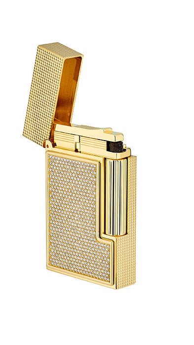 HIGH JEWELRY 016326 Diamond Ultra Exclusive Luxury Lighter - ST. Dupont Paris | CSC Cigars