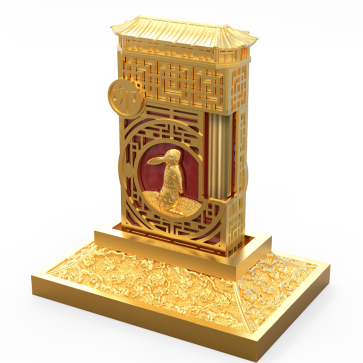 RABBIT 016399 Luxury Lighter Year of the Rabbit - ST Dupont Paris | CSC Cigars