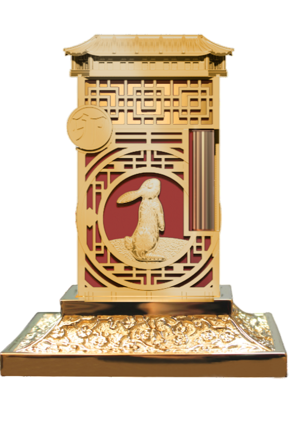 RABBIT 016399 Luxury Lighter Year of the Rabbit - ST Dupont Paris | CSC Cigars