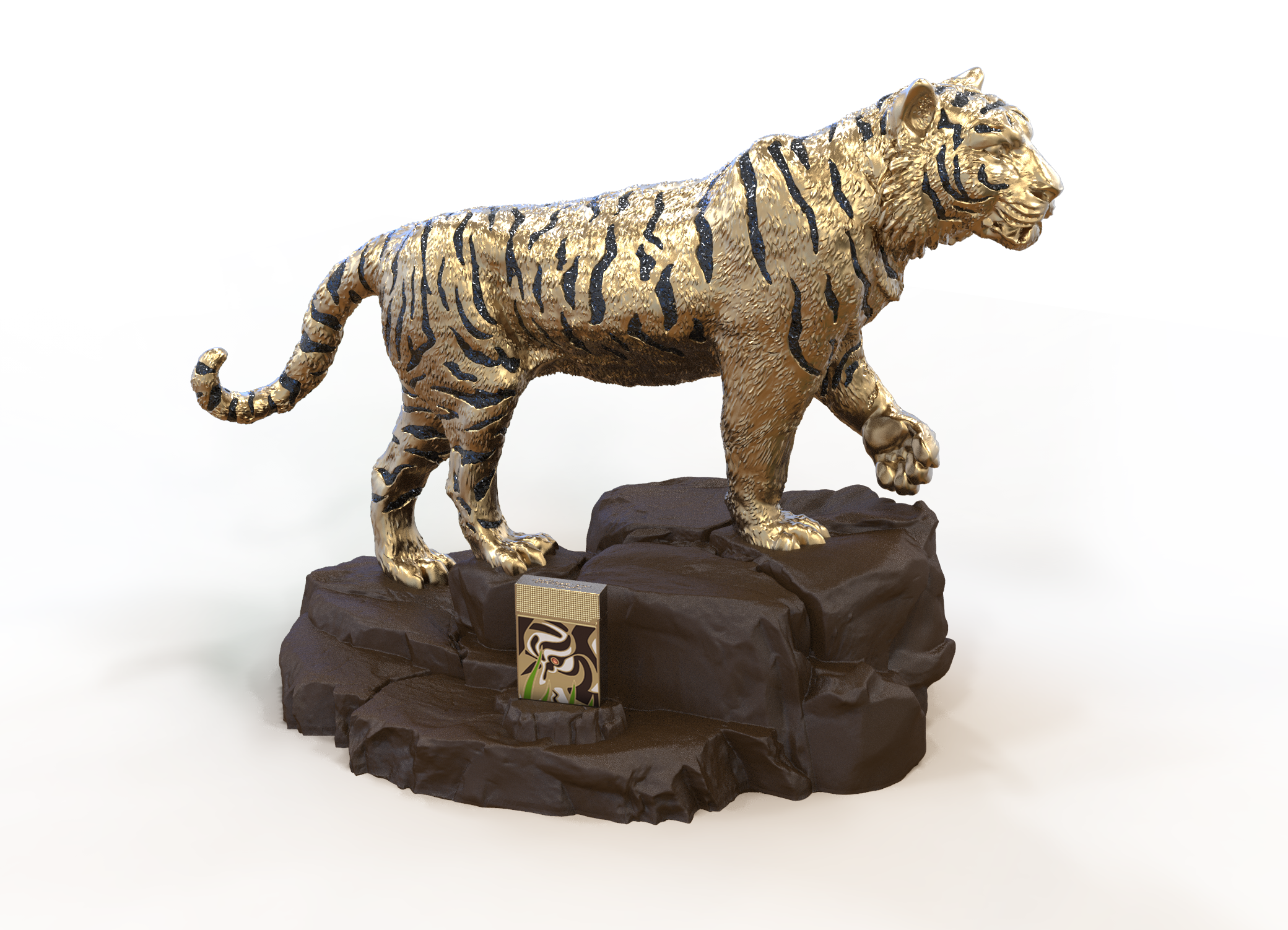 THE TIGER 016409 Year of the Tiger Luxury Lighter - ST. Dupont Paris | CSC Cigars