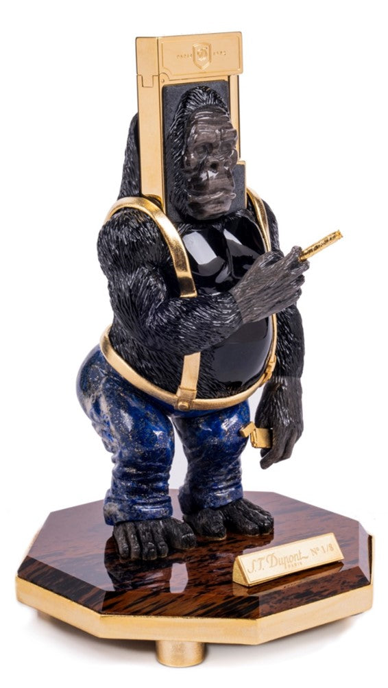 MISTER K 016448 Ultra Exclusive Gorilla Gemstone Luxury Lighter - ST Dupont Paris | CSC Cigars