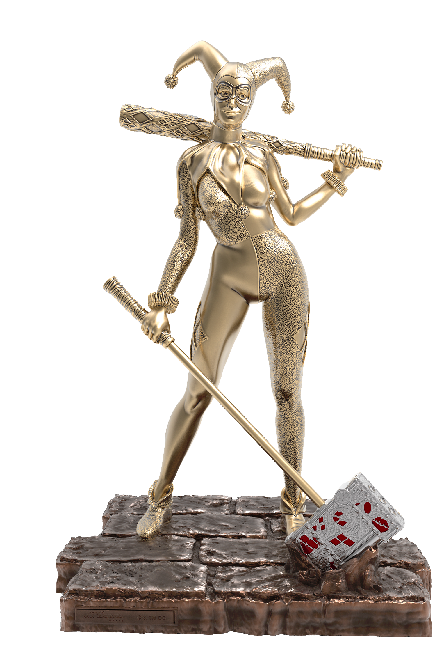 HARLEY 016498 Harley Quinn DC Comics Luxus-Feuerzeug - S.T. Dupont x Warner Bros | CSC Cigars