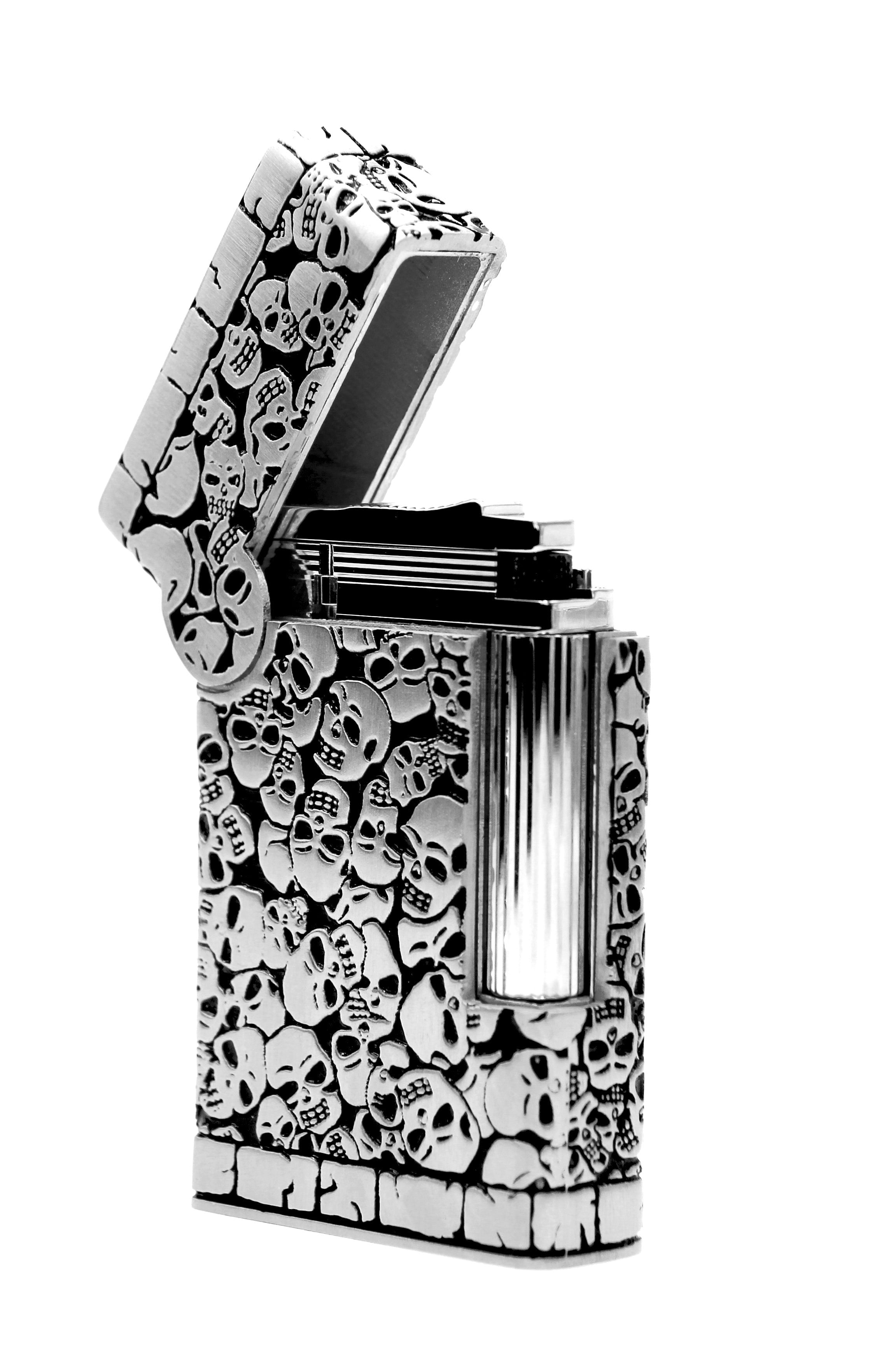 TATTOO KATAKOMBEN 016608PAL Feuerzeug Silber - S.T. Dupont | CSC Cigars