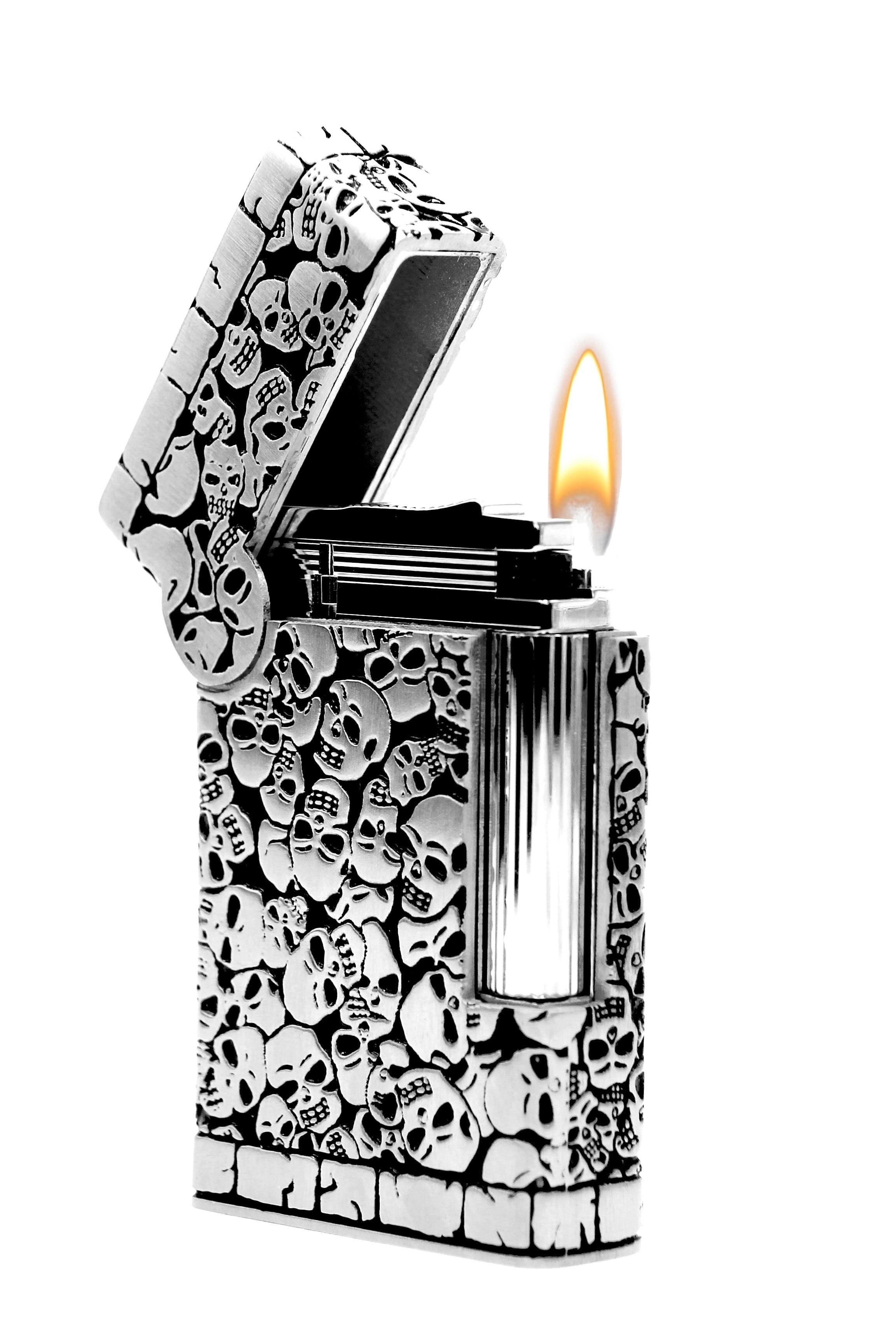 TATTOO KATAKOMBEN 016608PAL Feuerzeug Silber - S.T. Dupont | CSC Cigars