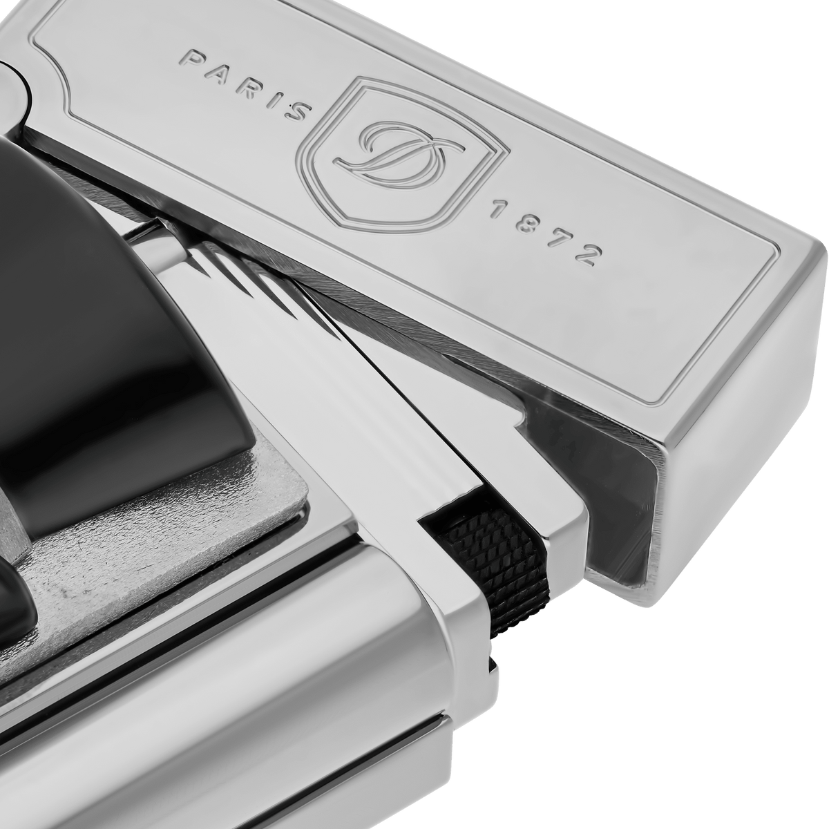 TATTOO 016659PAL Skull & Rose Palladium Gemstone Luxury Lighter - S.T. Dupont Paris | CSC Cigars