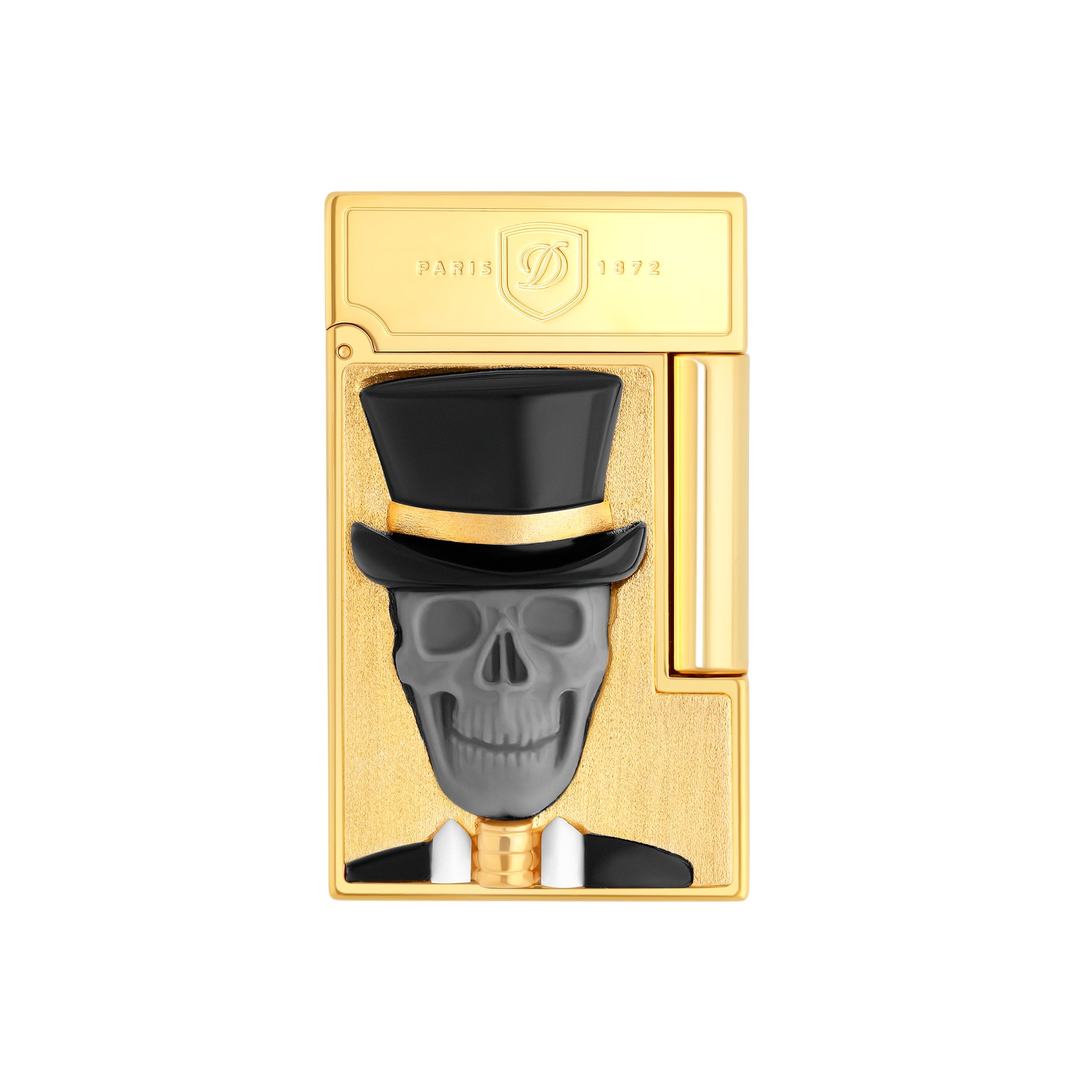 TATTOO 016659 Tattoo Skull & Rose Luxury Lighter - ST Dupont Paris | CSC Cigars