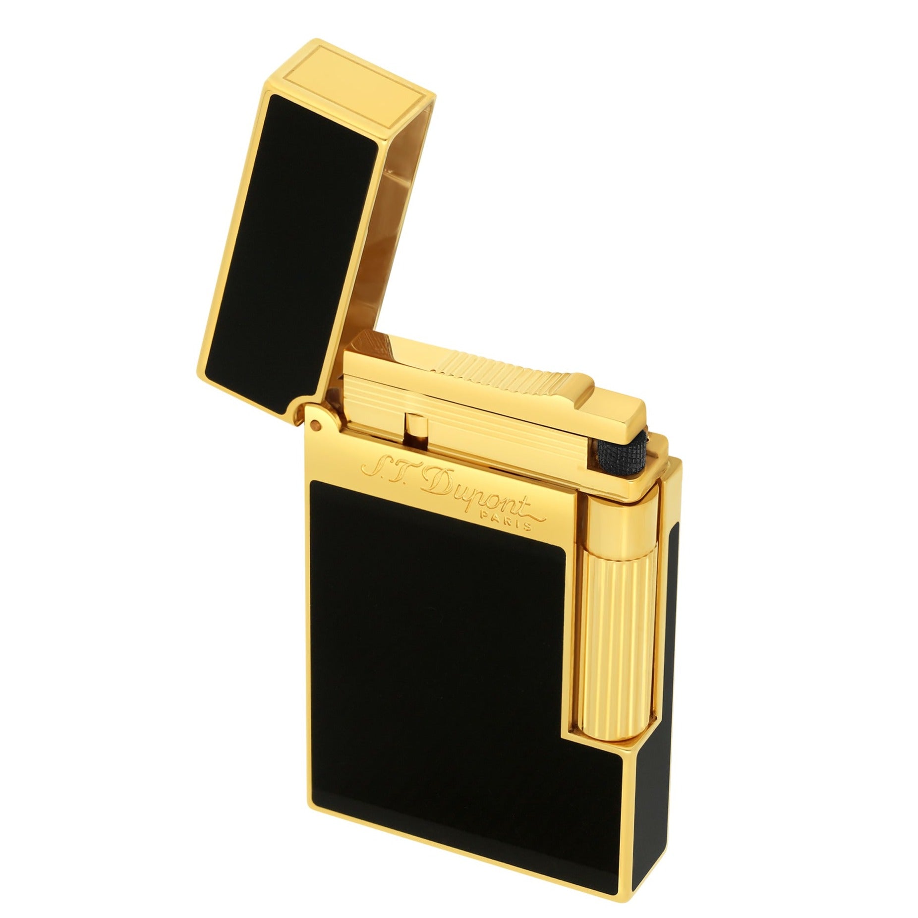 ST Dupont LIGNE 2 016817 - Luxury Lighter Black Chrome | CSC Cigars