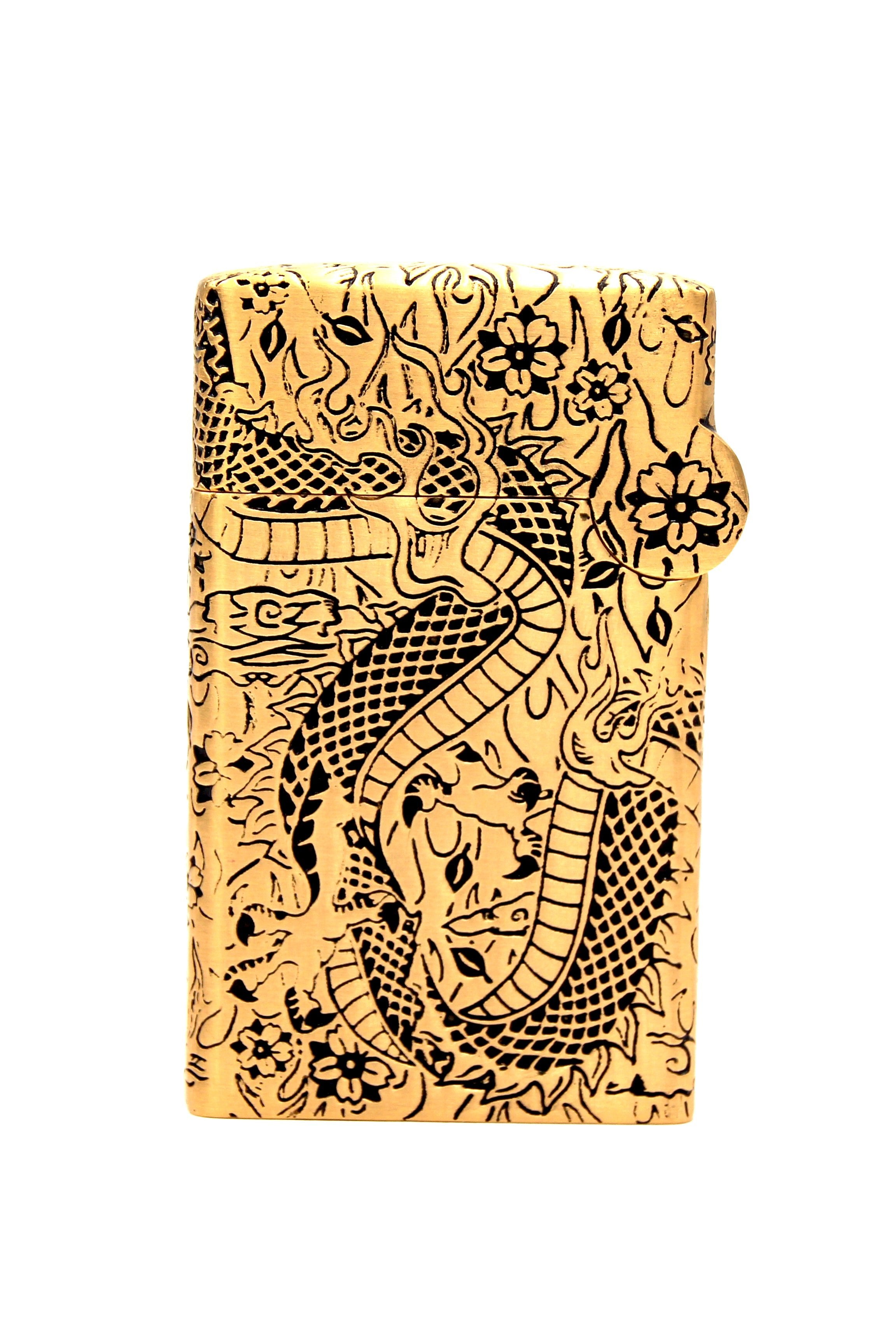 TATTOO DRAGON 016899PAL Lighter Gold - S.T. Dupont | CSC Cigars
