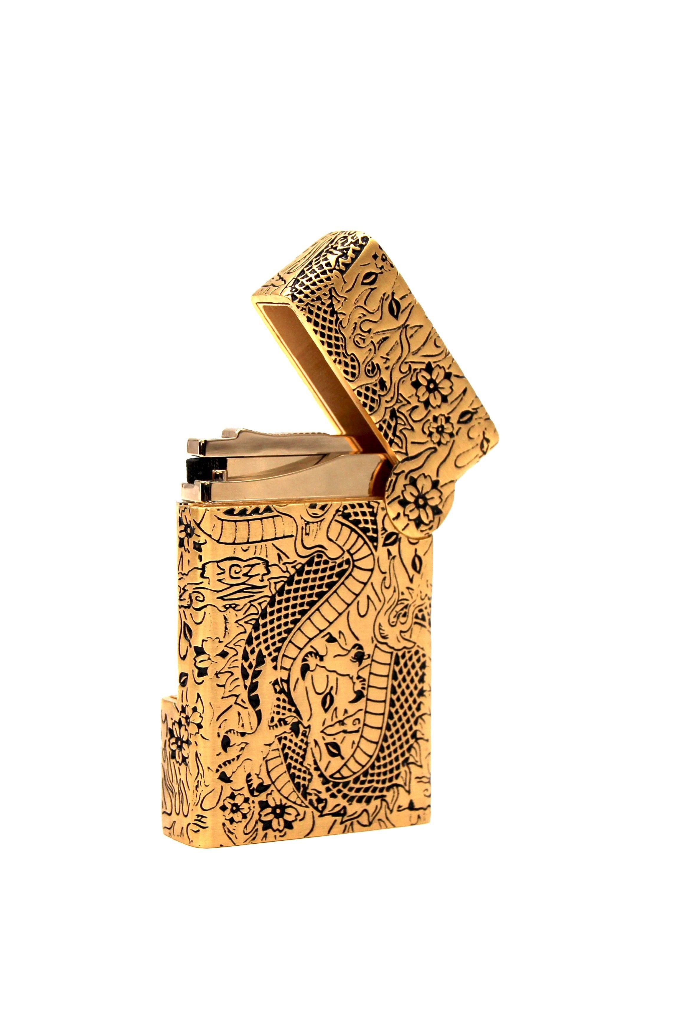 TATTOO DRAGON 016899PAL Lighter Gold - S.T. Dupont | CSC Cigars