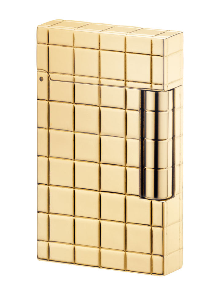 18 CARAT 016951 Ligne 2 18-carat yellow gold luxury lighter - ST Dupont Paris | CSC Cigars