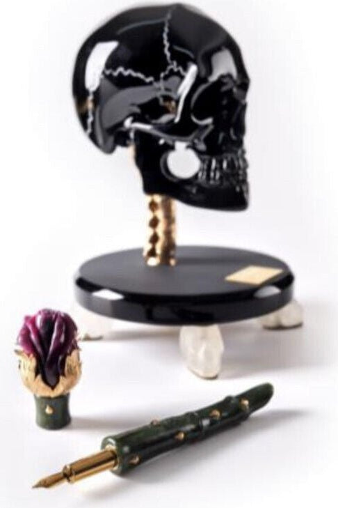 ETERNITY SKULL 241816 Skull Gemstone Luxury Fountain Pen - ST. Dupont Paris | CSC Cigars