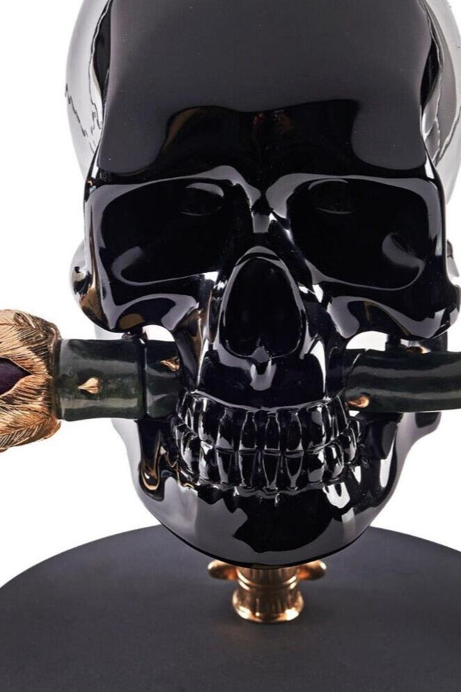 ETERNITY SKULL 241816 Skull Gemstone Luxury Fountain Pen - ST. Dupont Paris | CSC Cigars