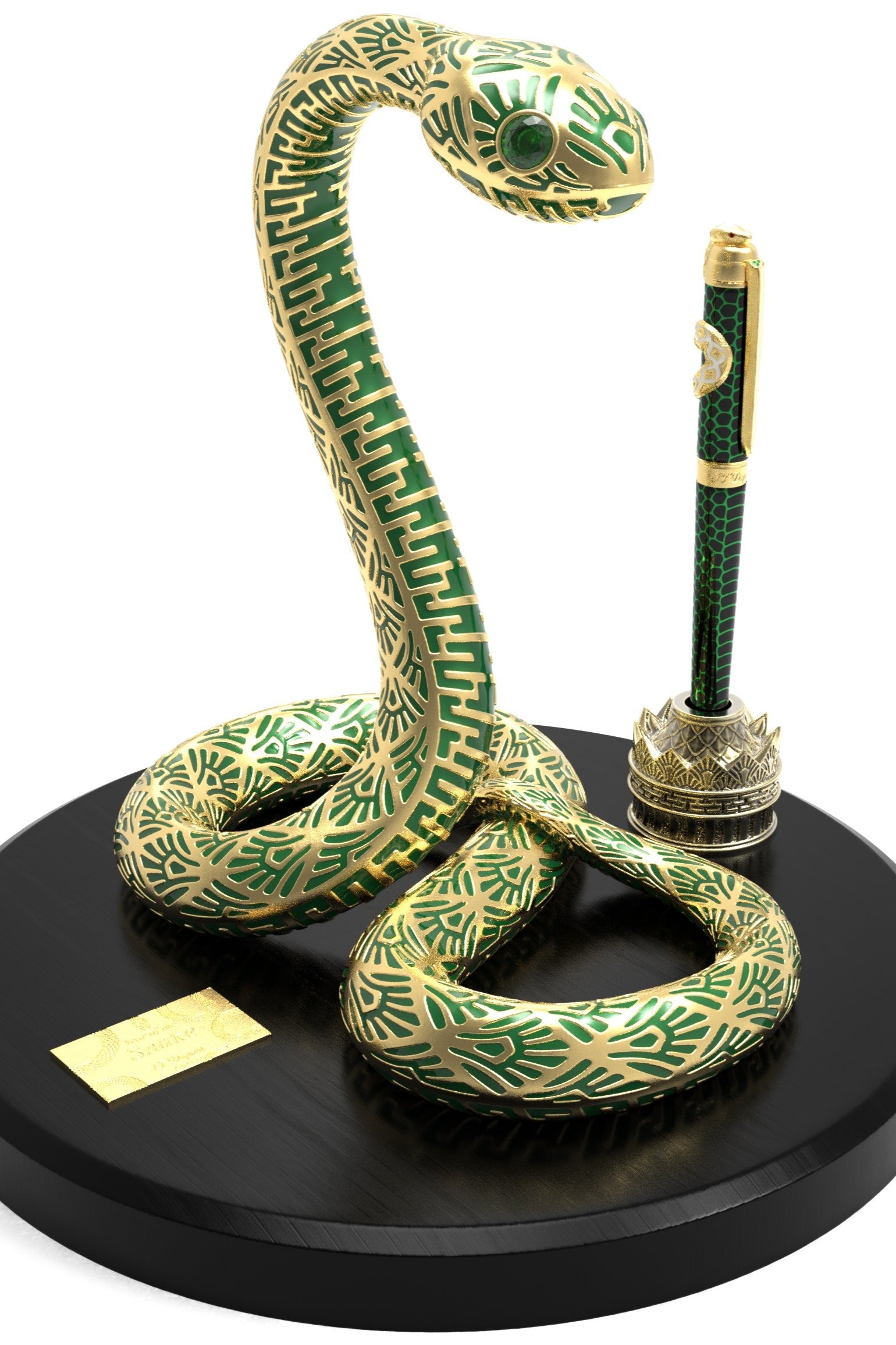 SNAKE 420074XL Year of the Snake Luxury Fountain Pen - ST Dupont Paris | CSC Cigars
