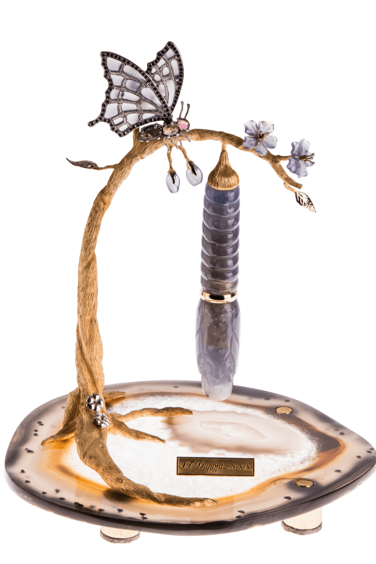 BUTTERFLY 241812 Butterfly Gemstone Luxury Fountain Pen - ST. Dupont Paris | CSC Cigars
