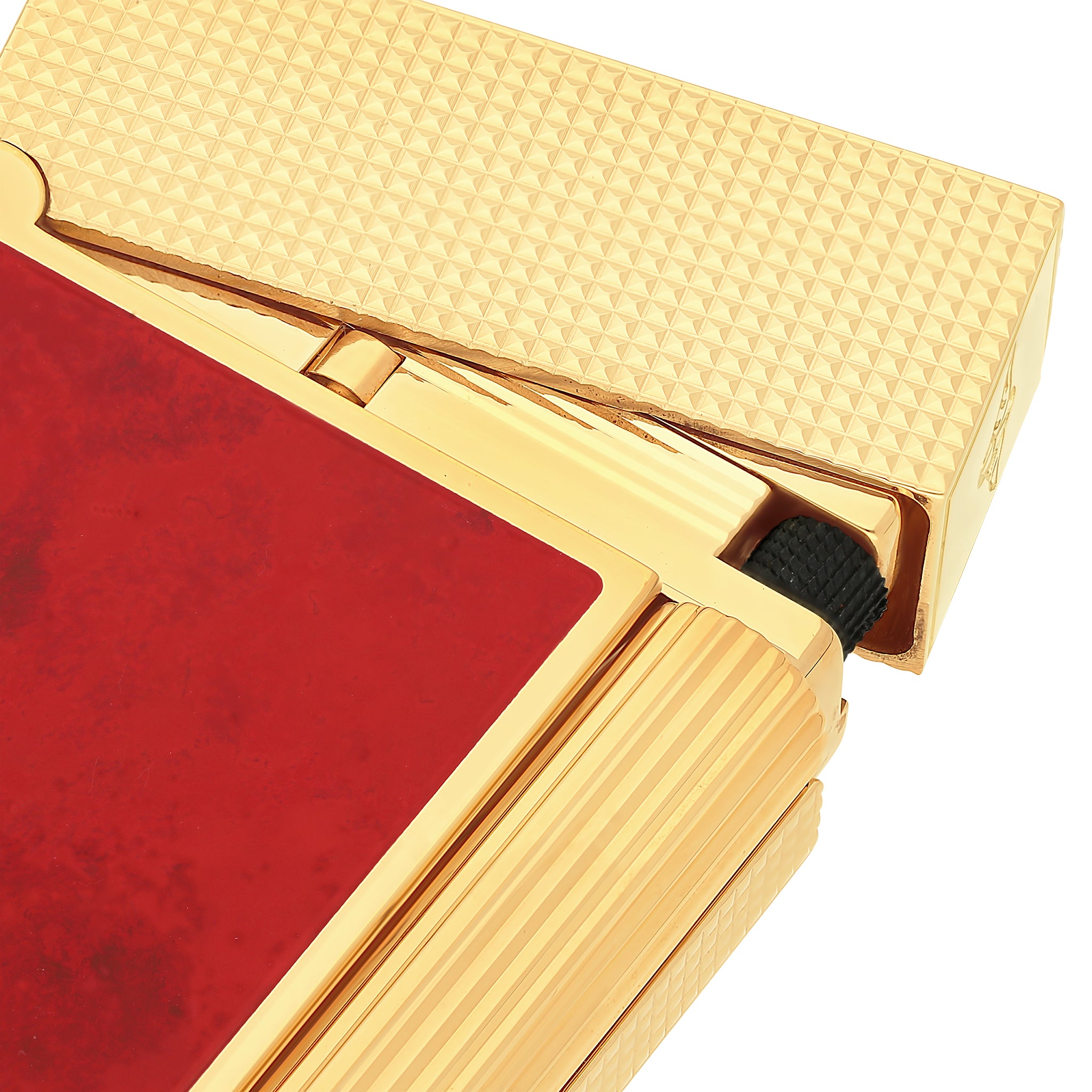S.T. Dupont C16018CL POPOTE Luxus-Feuerzeug Rot Gold - S.T. Dupont Paris | CSC Cigars