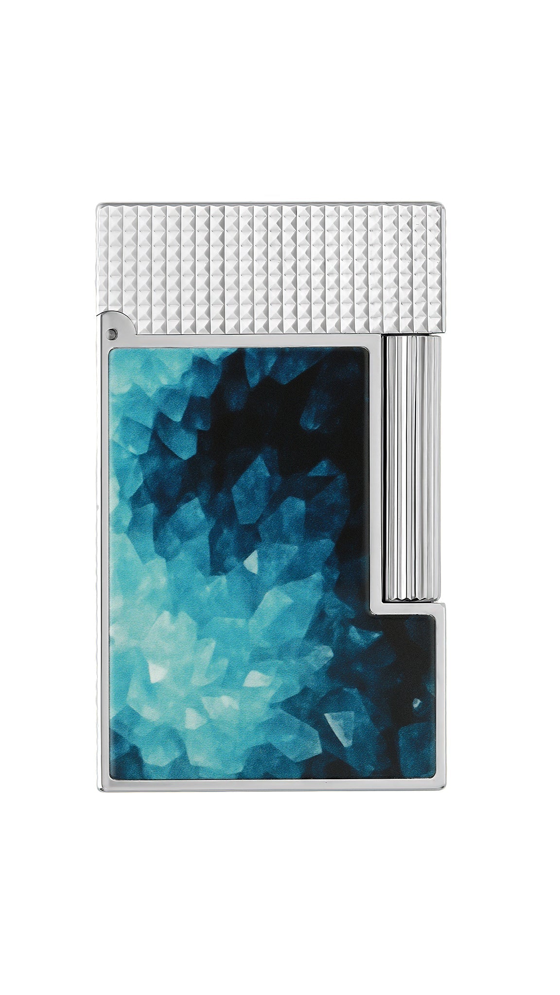 C16035CL Ligne 2 Blau Feuerzeug GEODE Limited Collection - S.T. Dupont | CSC Cigars