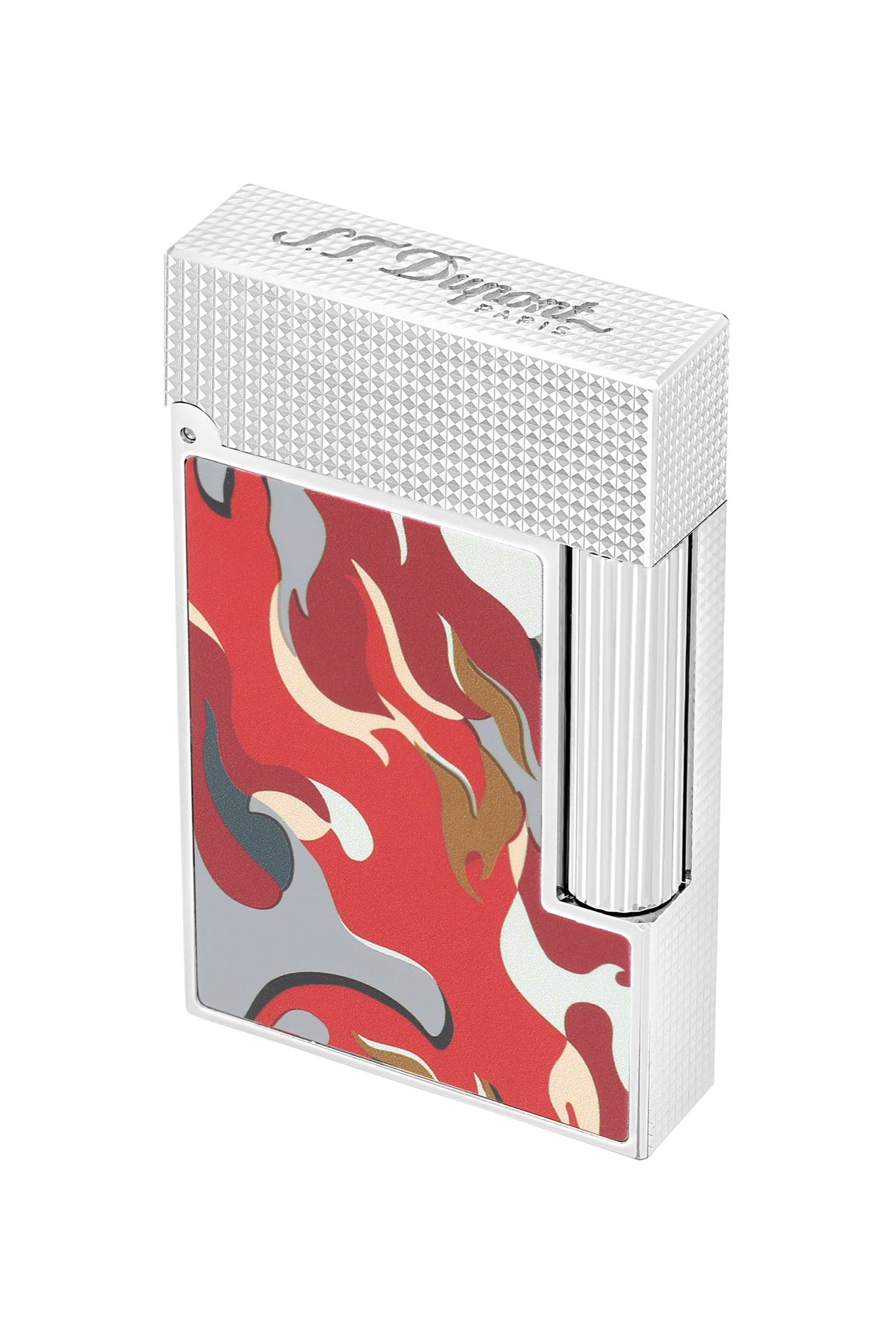 ST Dupont LIGNE 2 C16051 - Luxury Lighter Camo Red Green | CSC Cigars
