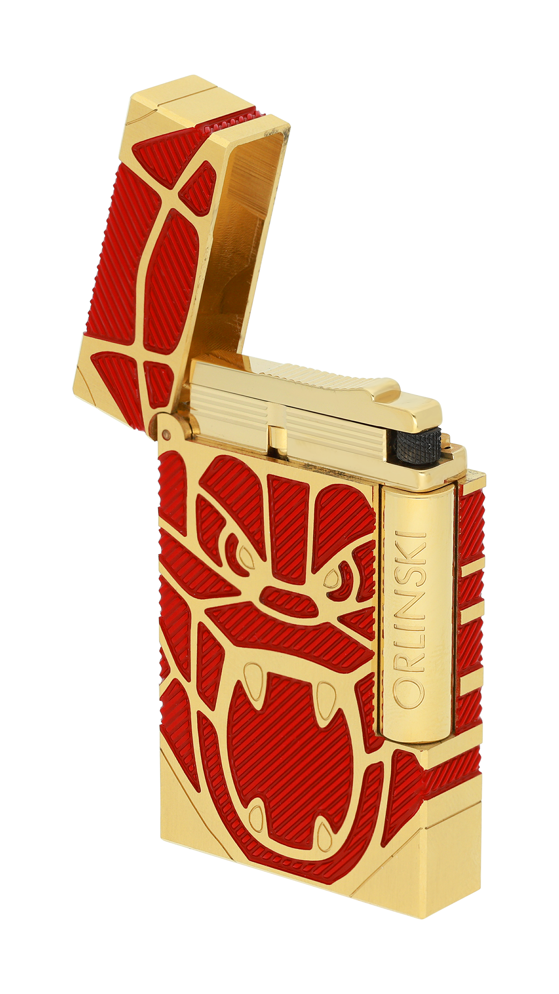 C16060 Ligne 2 Rot Feuerzeug Richard Orlinski Limited Collection - S.T. Dupont | CSC Cigars