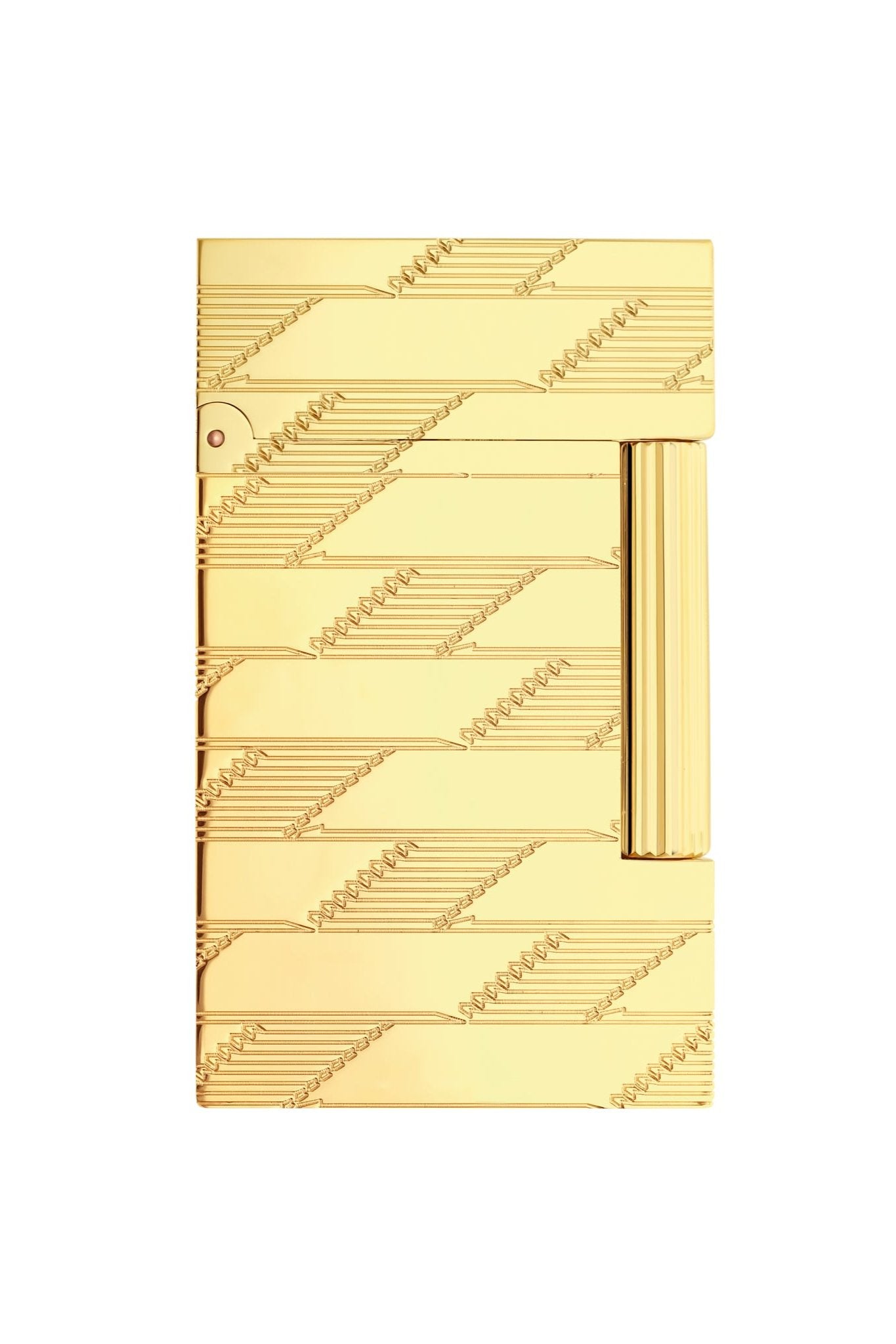 ST. Dupont MONOGRAM 1872 C16178 - Luxury Lighter Yellow Gold | CSC Cigars