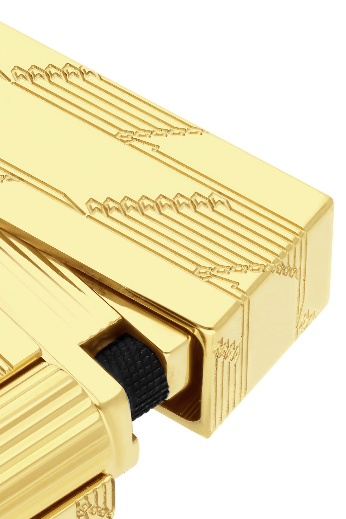 ST. Dupont MONOGRAM 1872 C16178 - Luxury Lighter Yellow Gold | CSC Cigars