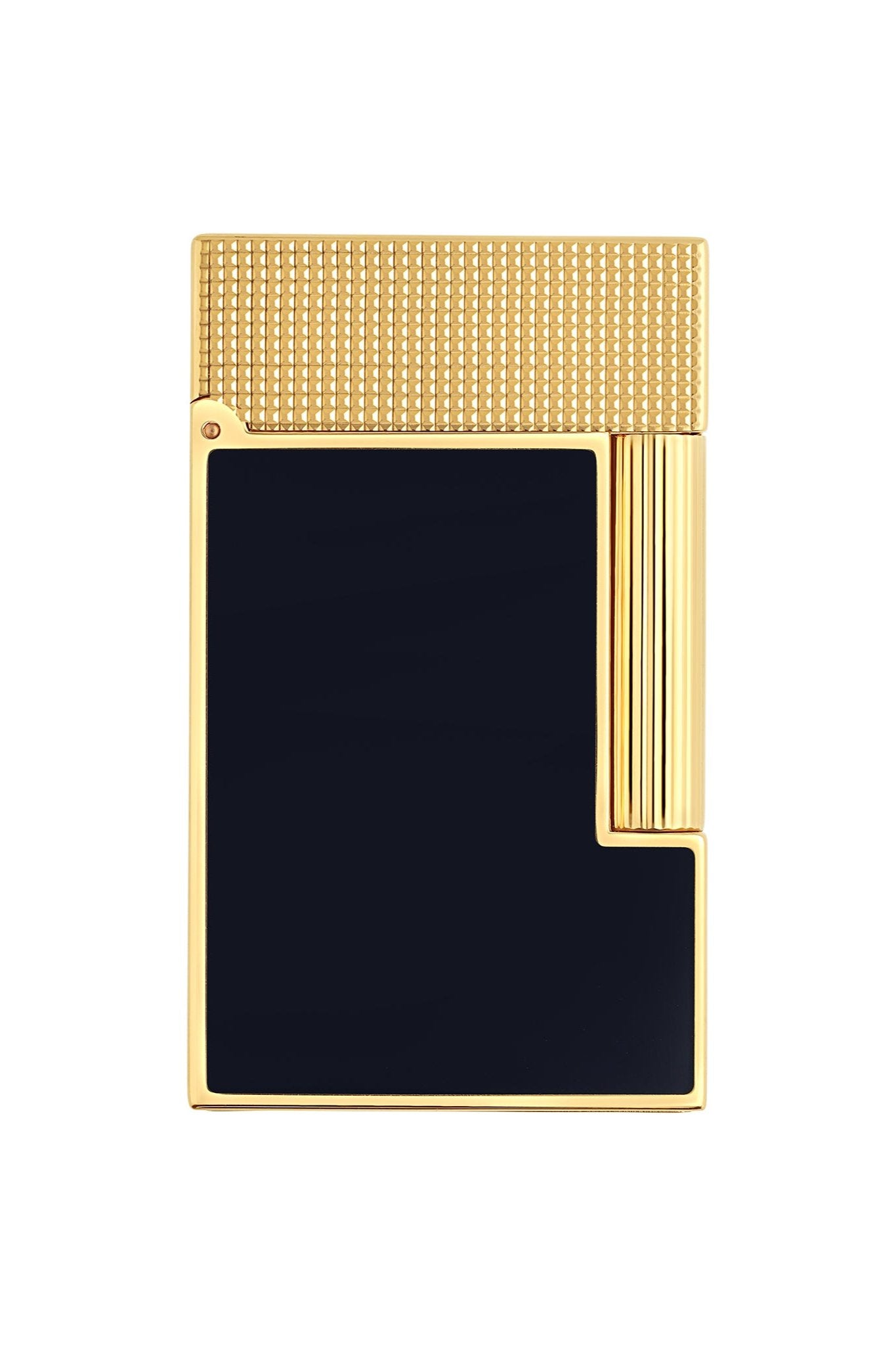 ST Dupont LIGNE 2 C16457 - Luxury Lighter Golden Dark Blue | CSC Cigars