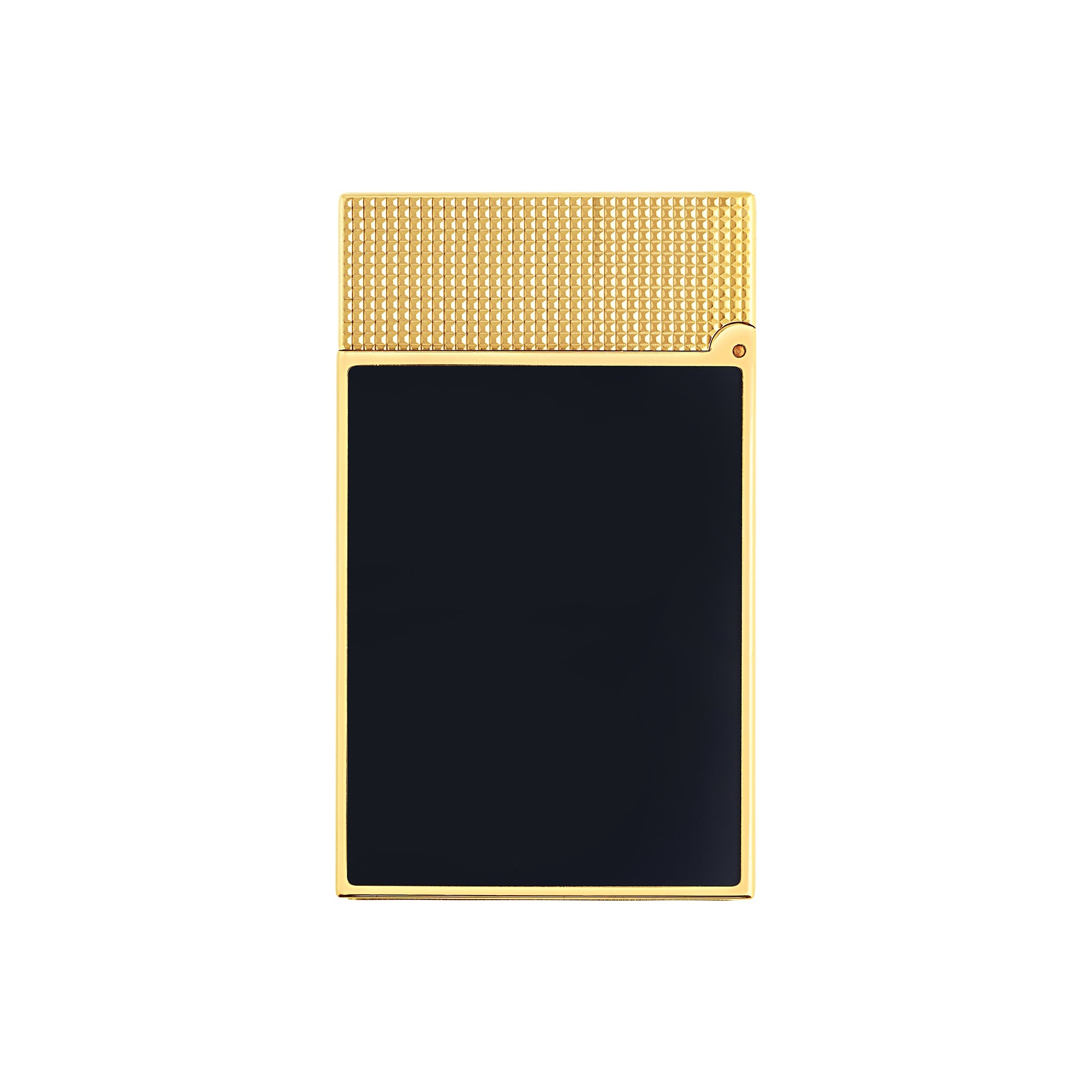ST Dupont LIGNE 2 C16457 - Luxury Lighter Golden Dark Blue | CSC Cigars