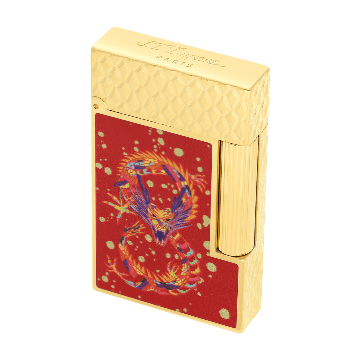 S.T.Dupont DRAGON C16526 - Luxus Feuerzeug Golden Dragon | CSC Cigars