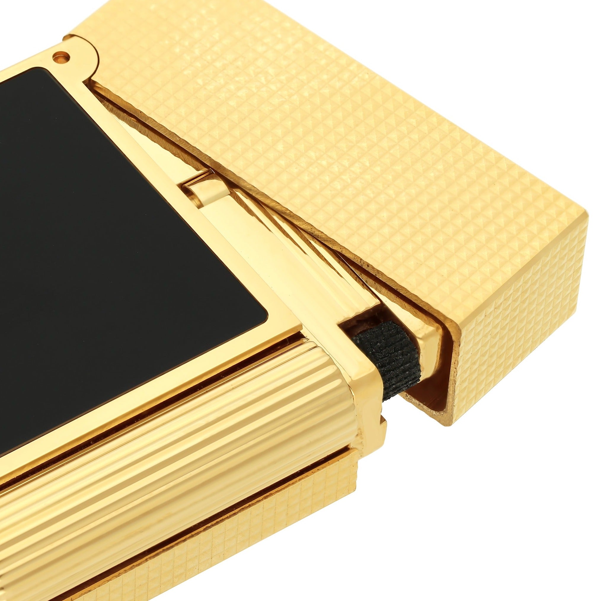 ST Dupont LIGNE 2 C16601 - Luxury Lighter Micro Diamond Gold | CSC Cigars