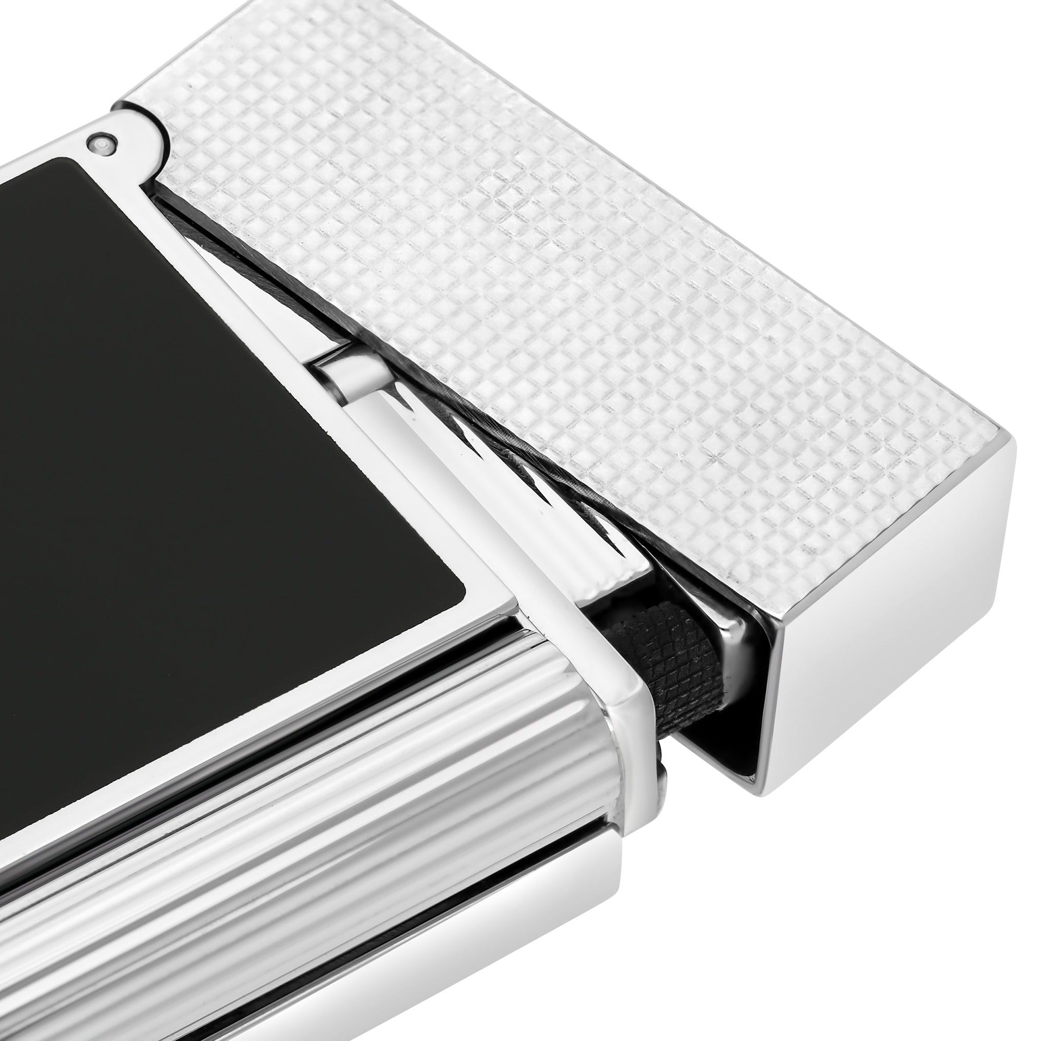 ST Dupont LIGNE 2 C16602 - Luxury Lighter Micro Diamond Silver | CSC Cigars