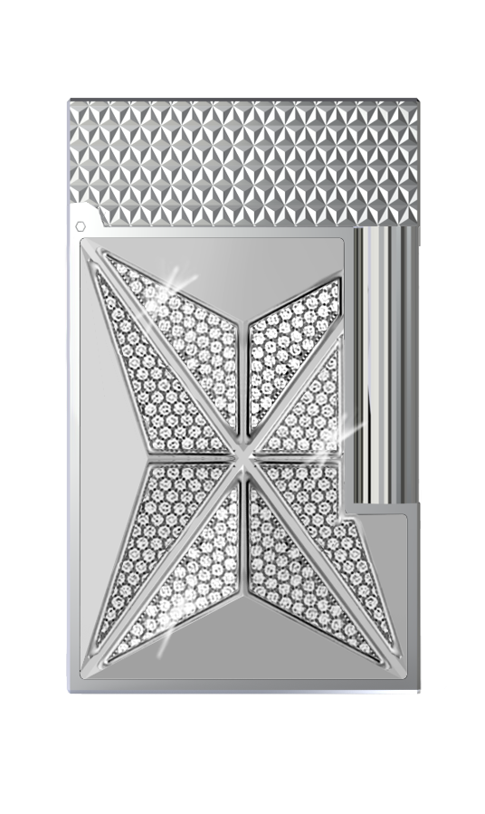 DIAMONDS FIRE - X Palladium C16979PAL Luxury Lighter - S.T. Dupont Paris | CSC Cigars
