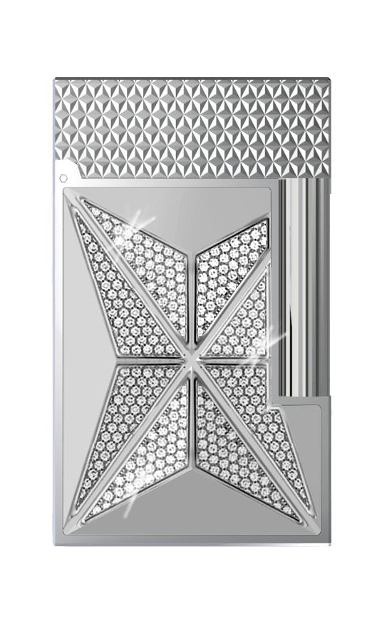 DIAMONDS FIRE - X Palladium C16979PAL Luxury Lighter - S.T. Dupont Paris | CSC Cigars