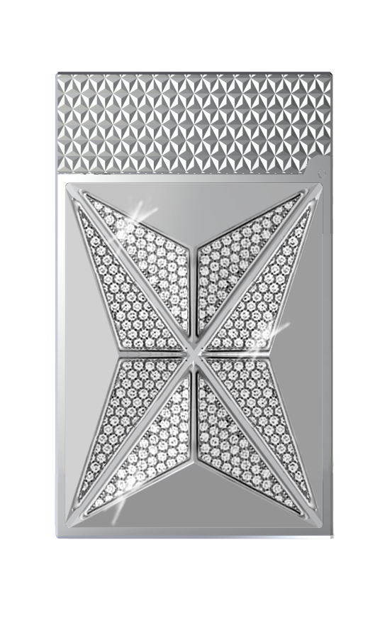 DIAMONDS FIRE - X Palladium C16979PAL Luxus-Feuerzeug - S.T. Dupont Paris | CSC Cigars