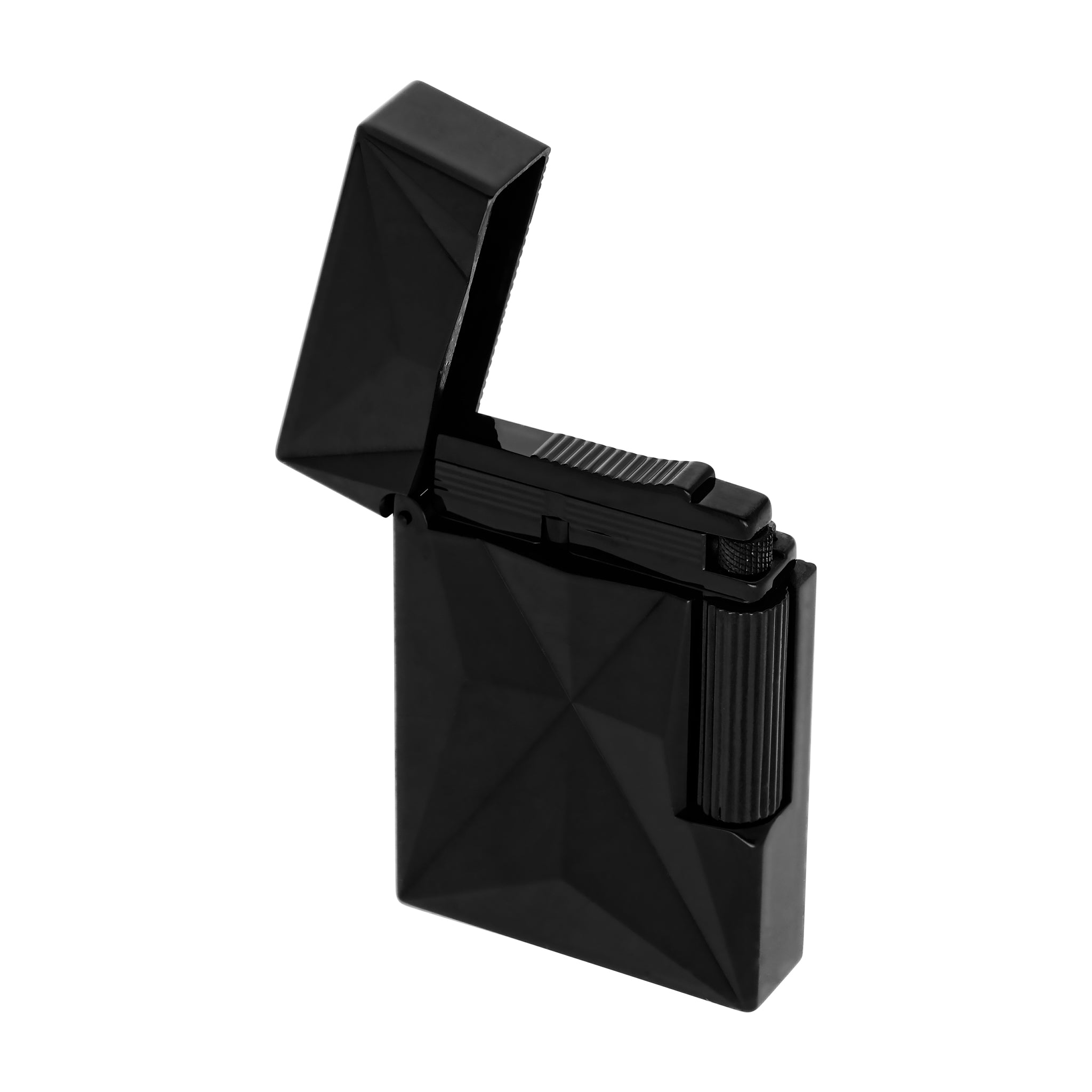 ST Dupont FIRE X C18612 - Luxury Lighter Black Satin Finish | CSC Cigars
