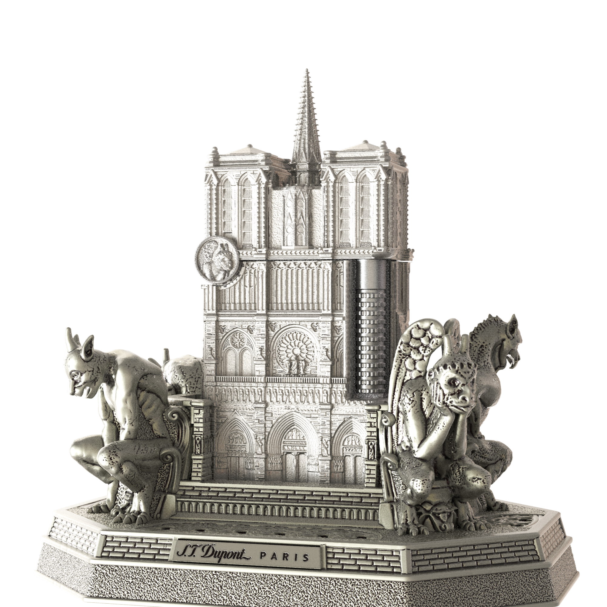 NOTRE DAME C23007 Notre Dame de Paris Luxury Lighter - ST. Dupont Paris | CSC Cigars