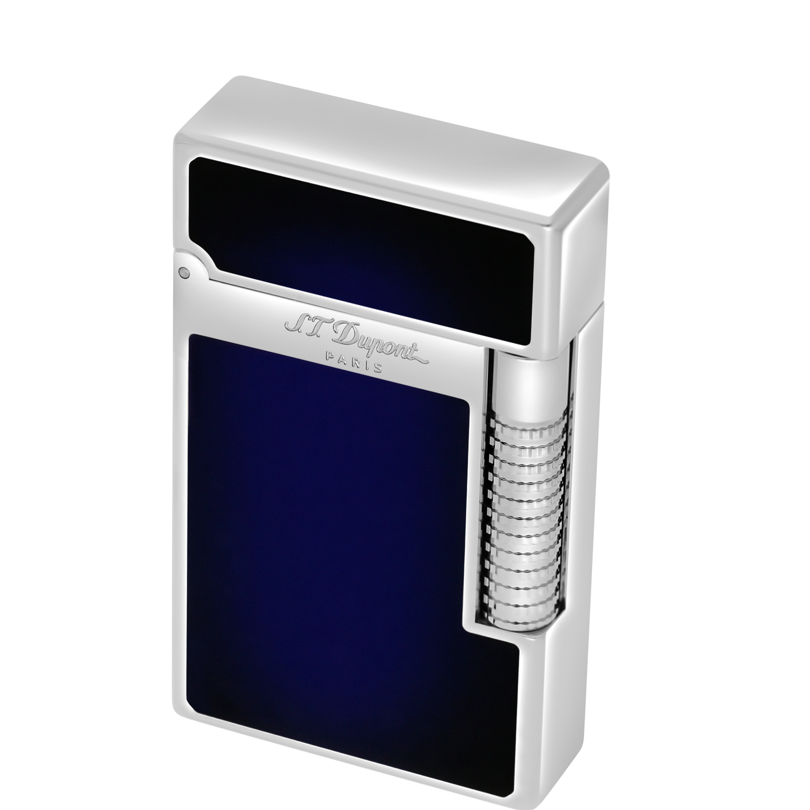 LE GRAND C23013 - ST Dupont Lighter Blue Lacquered Palladium | CSC Cigars