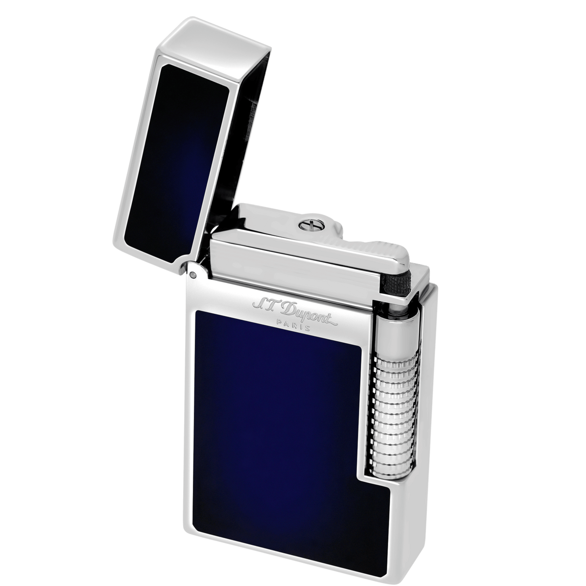LE GRAND C23013 - ST Dupont Lighter Blue Lacquered Palladium | CSC Cigars