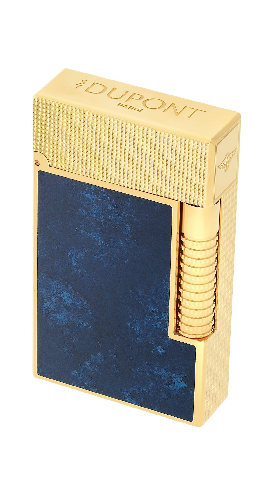 S.T. Dupont C23017CL POPOTE Luxury Lighter Blue Gold - S.T. Dupont Paris | CSC Cigars