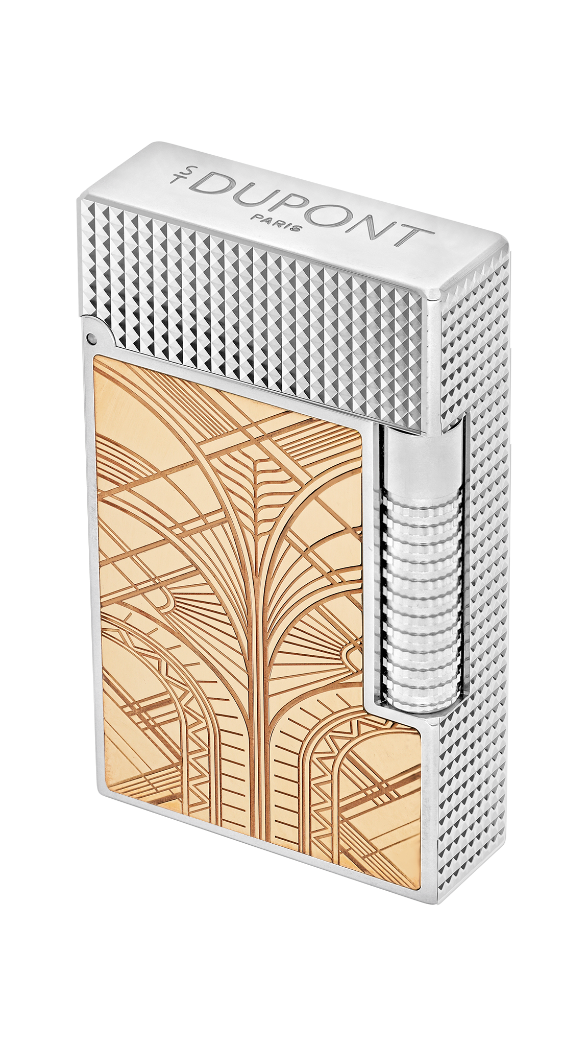 LE GRAND C23040CL ART DÉCO PINK GOLD Luxus-Feuerzeug - S.T. Dupont Paris | CSC Cigars