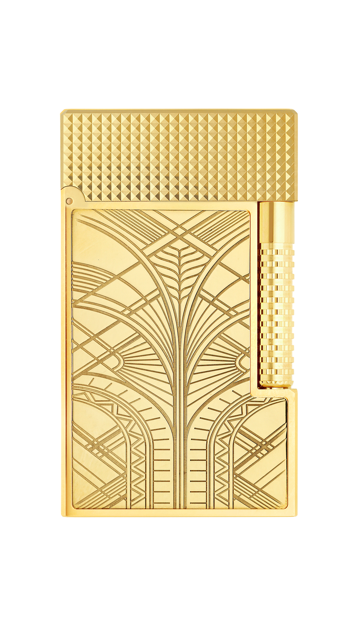 LE GRAND C23460 SKYLINE YELLOW GOLD Luxury Lighter - S.T. Dupont Paris | CSC Cigars