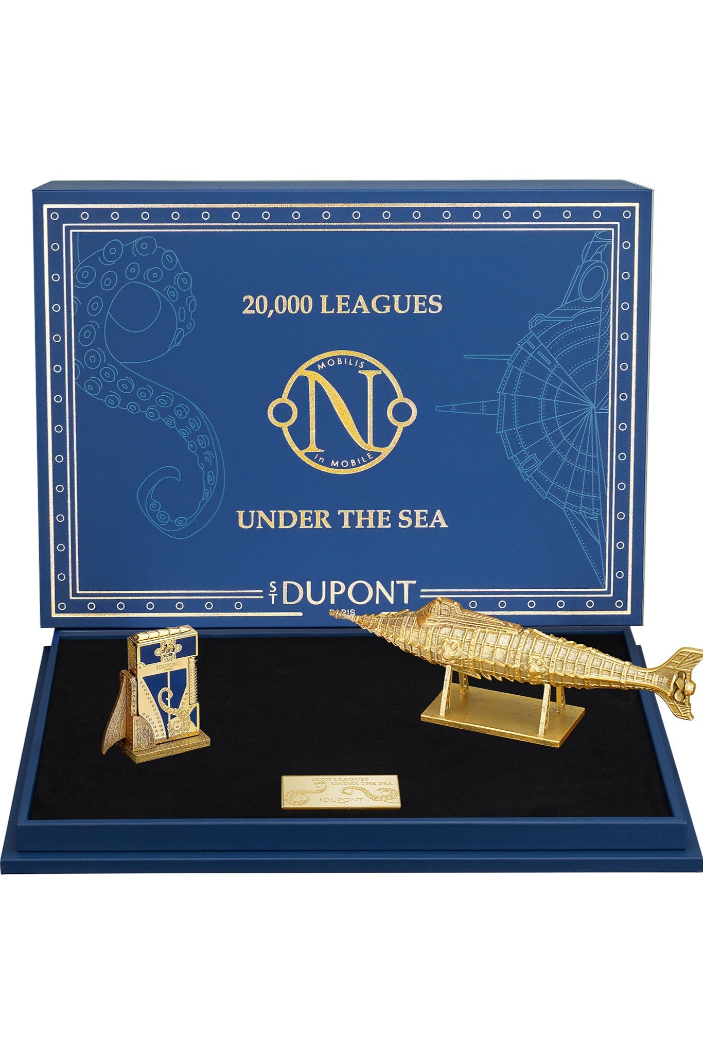 Art of Fire 20,000 Leagues Under the Sea Blue Set - ST Dupont | CSC Cigars